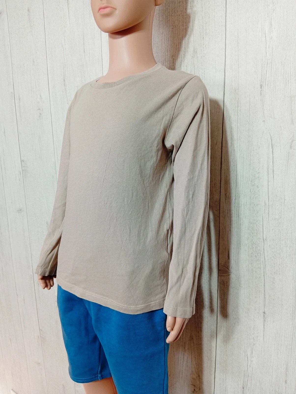 T-shirt manche longue garçon - taille 6 ans (116 cm) - la halle - couleur beige – La Halle – taille 6 ans / 116 cm 5