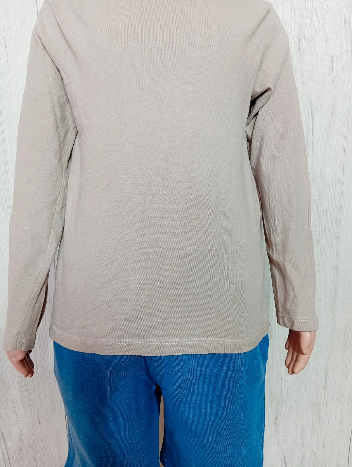 T-shirt manche longue garçon - taille 6 ans (116 cm) - la halle - couleur beige – La Halle – taille 6 ans / 116 cm 3