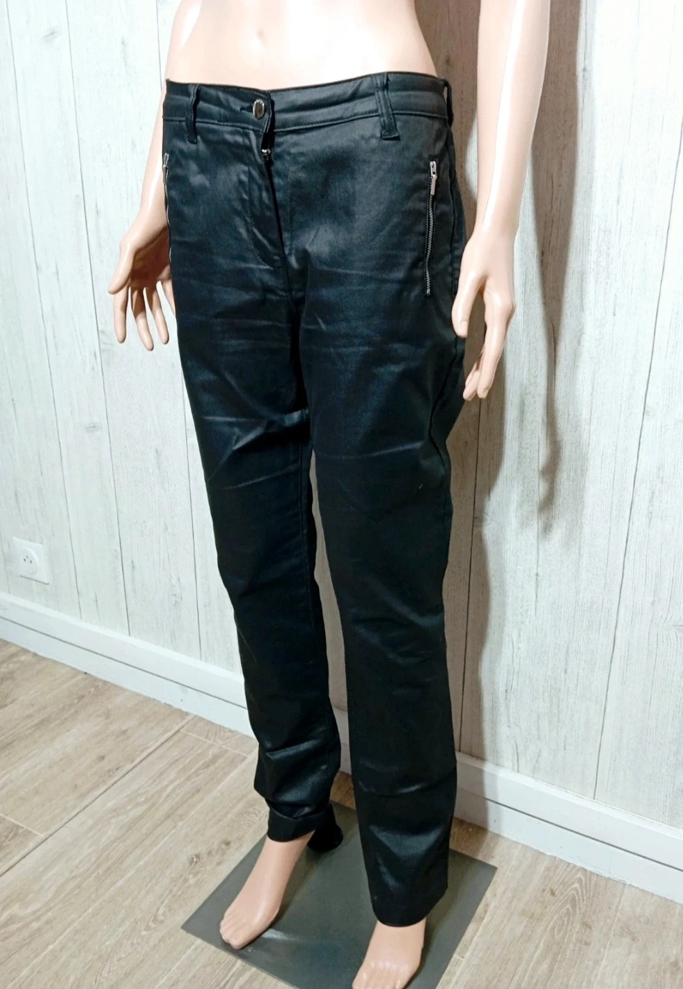 Pantalon femme - Taille L/40 - Nina kalio - couloir noir – Nina Kalio – taille L / 40 / 12 5