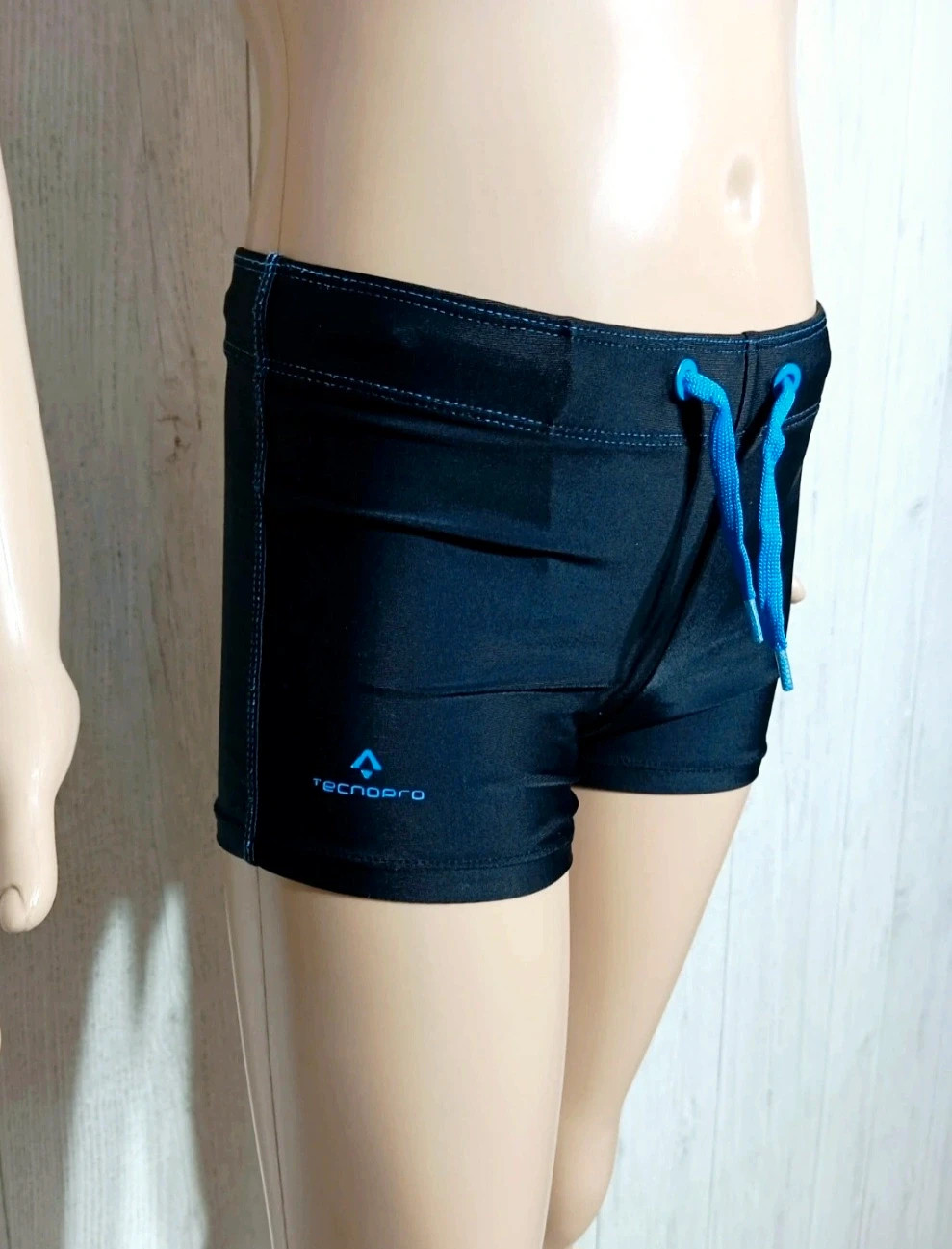Maillot de bain garcon - Taille 8 ans - Tecnopro - couleur noir et bleu – TecnoPro – taille 8 ans / 128 cm 2