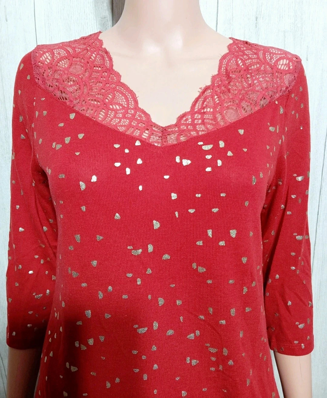 Blouse manche longue fille - Taille S/36 - Grain de malice - couleur rouge – Grain de Malice – taille S / 36 / 8 2
