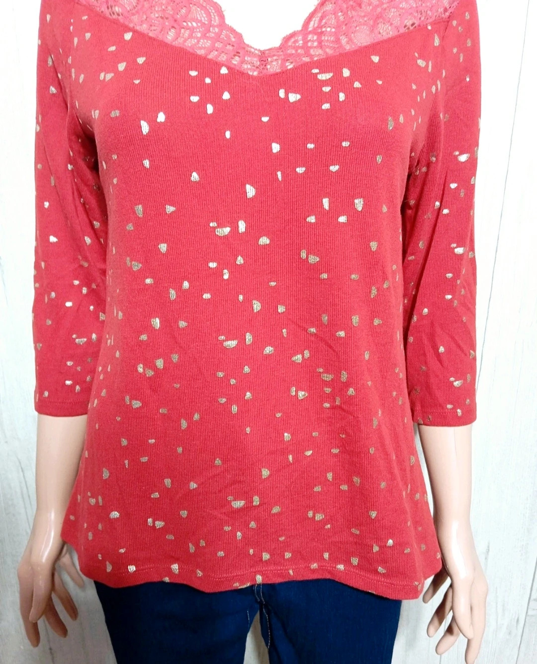 Blouse manche longue fille - Taille S/36 - Grain de malice - couleur rouge – Grain de Malice – taille S / 36 / 8 3