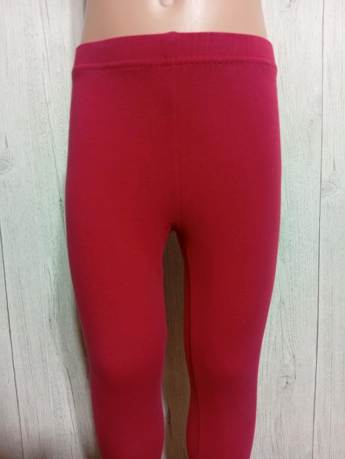 Leggins fille - Taille 3 ans - b.a basics - couleur rouge – #b.a_BASIC – taille 3 ans / 98 cm 2