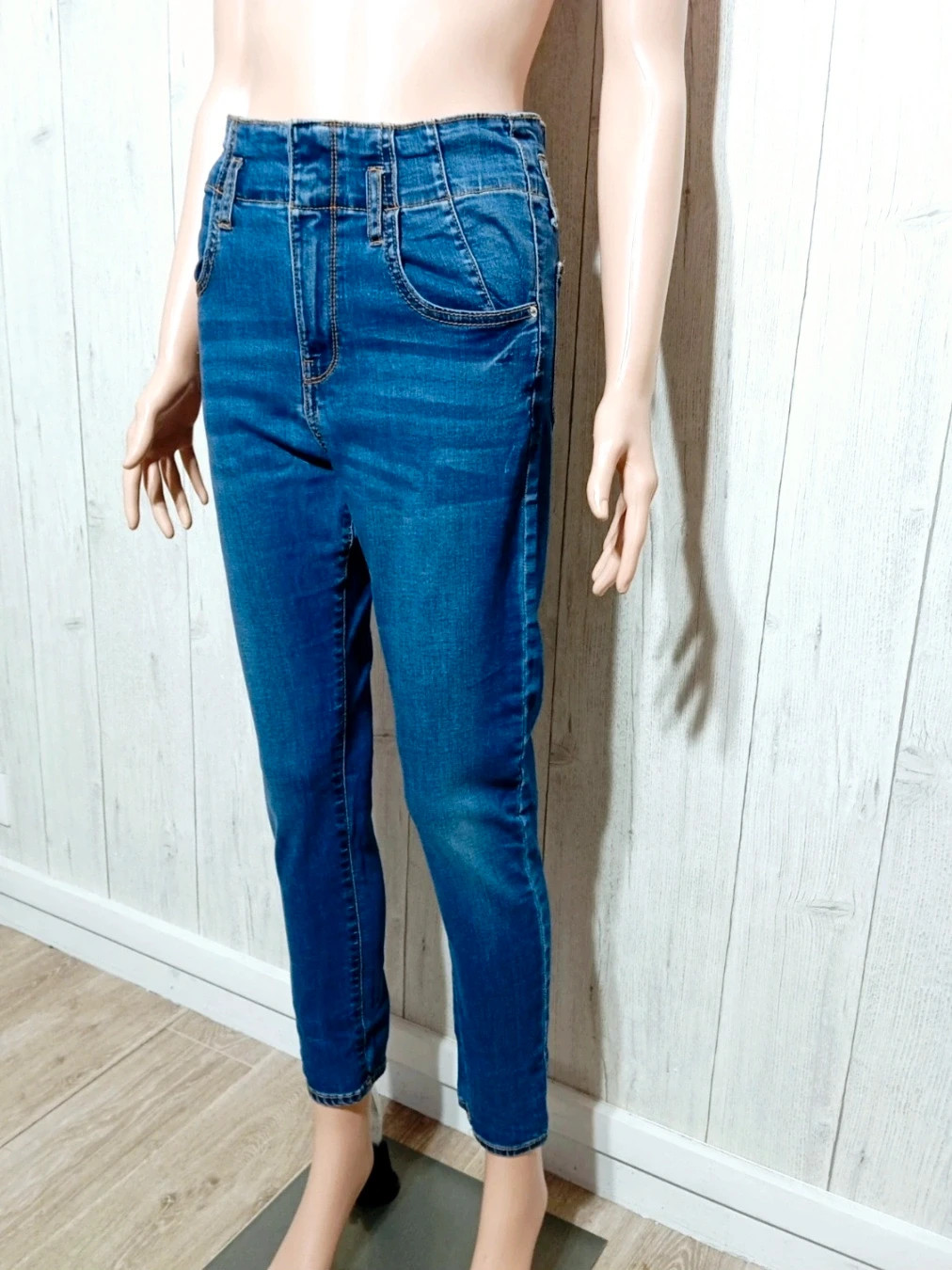 Jeans femme - taille L/40 - jennyfer - couleur bleu – Jennyfer – taille L / 40 / 12 5