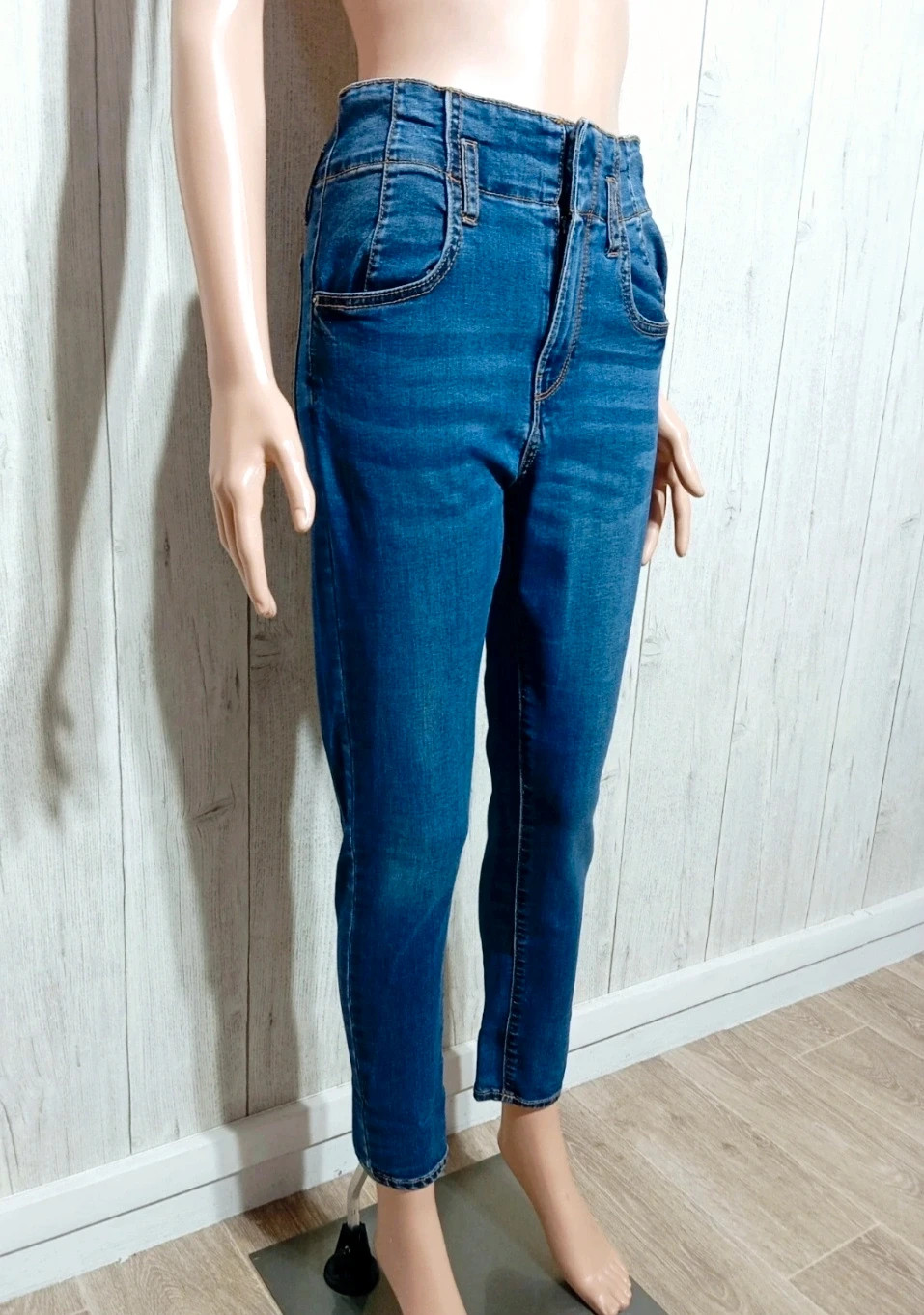 Jeans femme - taille L/40 - jennyfer - couleur bleu – Jennyfer – taille L / 40 / 12 4