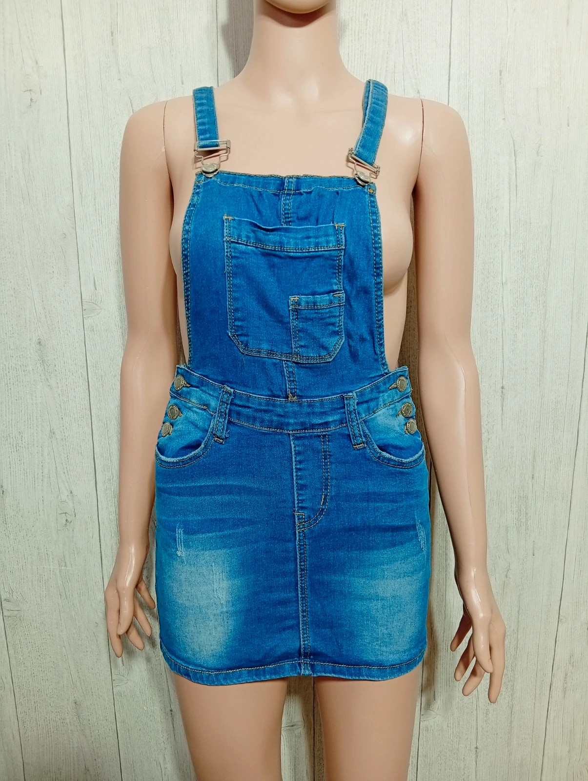Robe salopette - taille S/36 -miss fanny - couleur bleu – Miss Fanny – taille S / 36 / 8