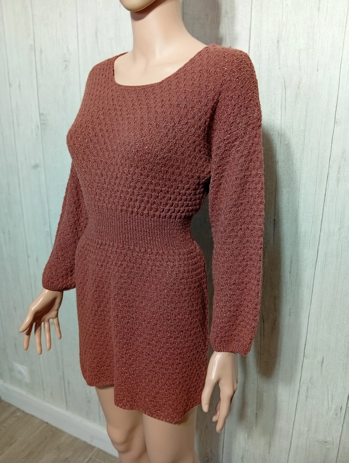 Robe femme - taille S/36 - shein-couleur marron – Shein – taille S / 36 / 8 5