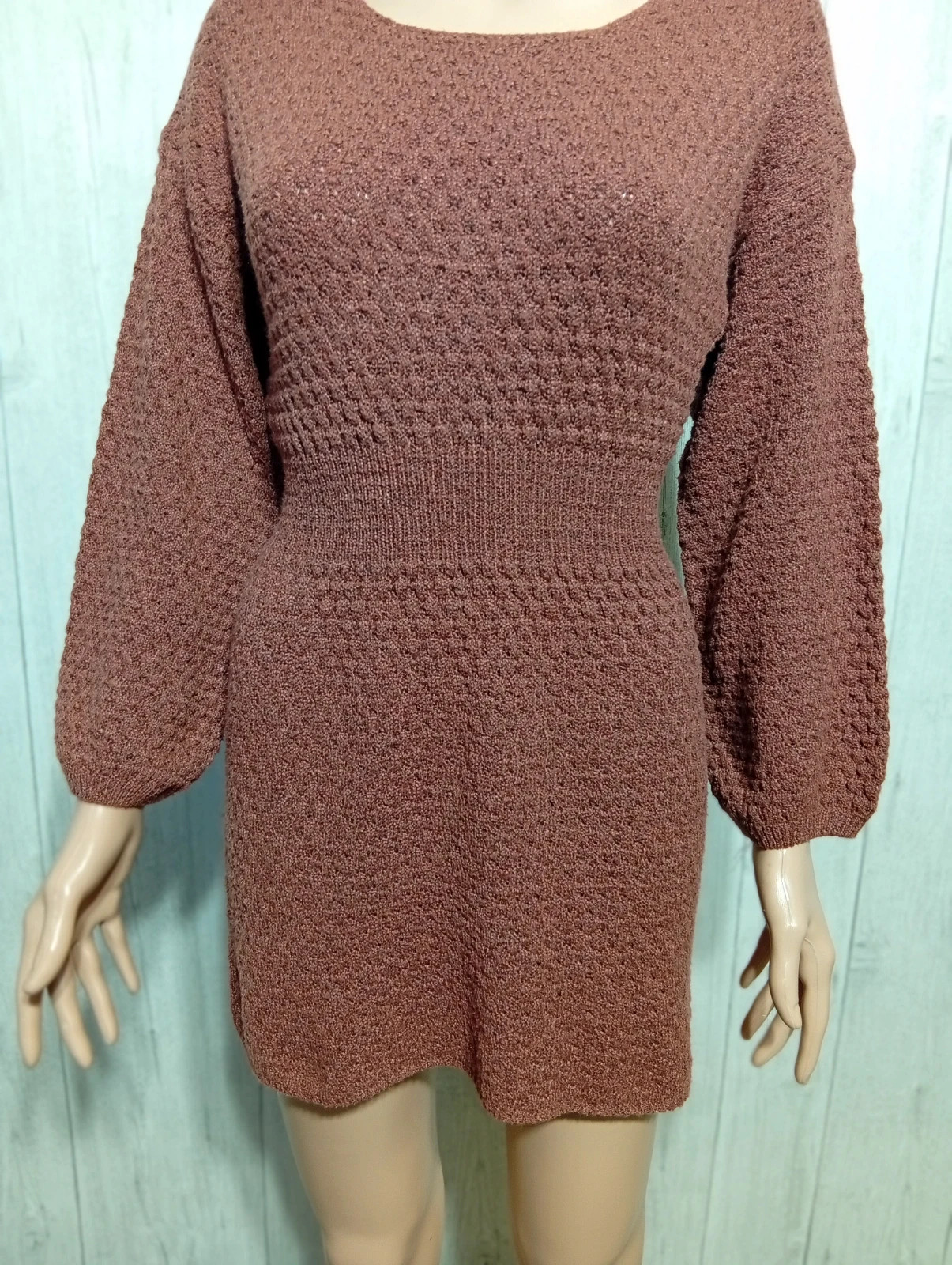 Robe femme - taille S/36 - shein-couleur marron – Shein – taille S / 36 / 8 3