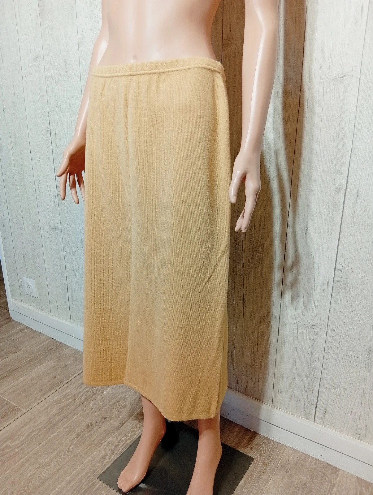 Jupe longue femme - taille XL/42 - Anne weyburn-couleur jaune – Anne Weyburn – taille XL / 42 / 14 5