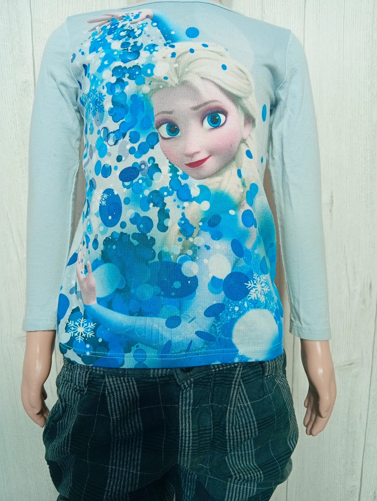 T-shirt manche longue fille - taille 2/3 ans - disney - couleur bleu – Disney – taille 24-36 mois / 92 cm 3