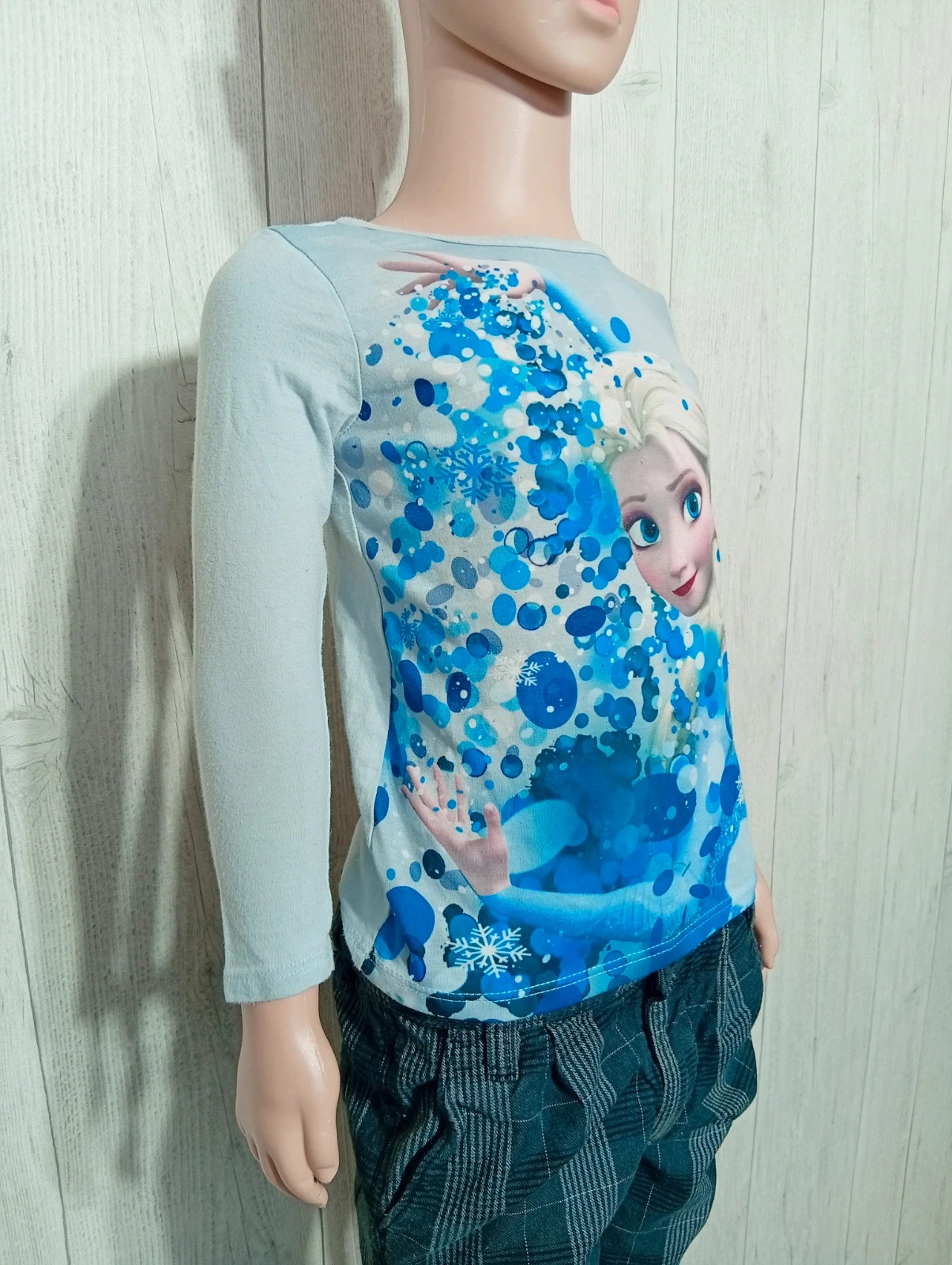 T-shirt manche longue fille - taille 2/3 ans - disney - couleur bleu – Disney – taille 24-36 mois / 92 cm 4