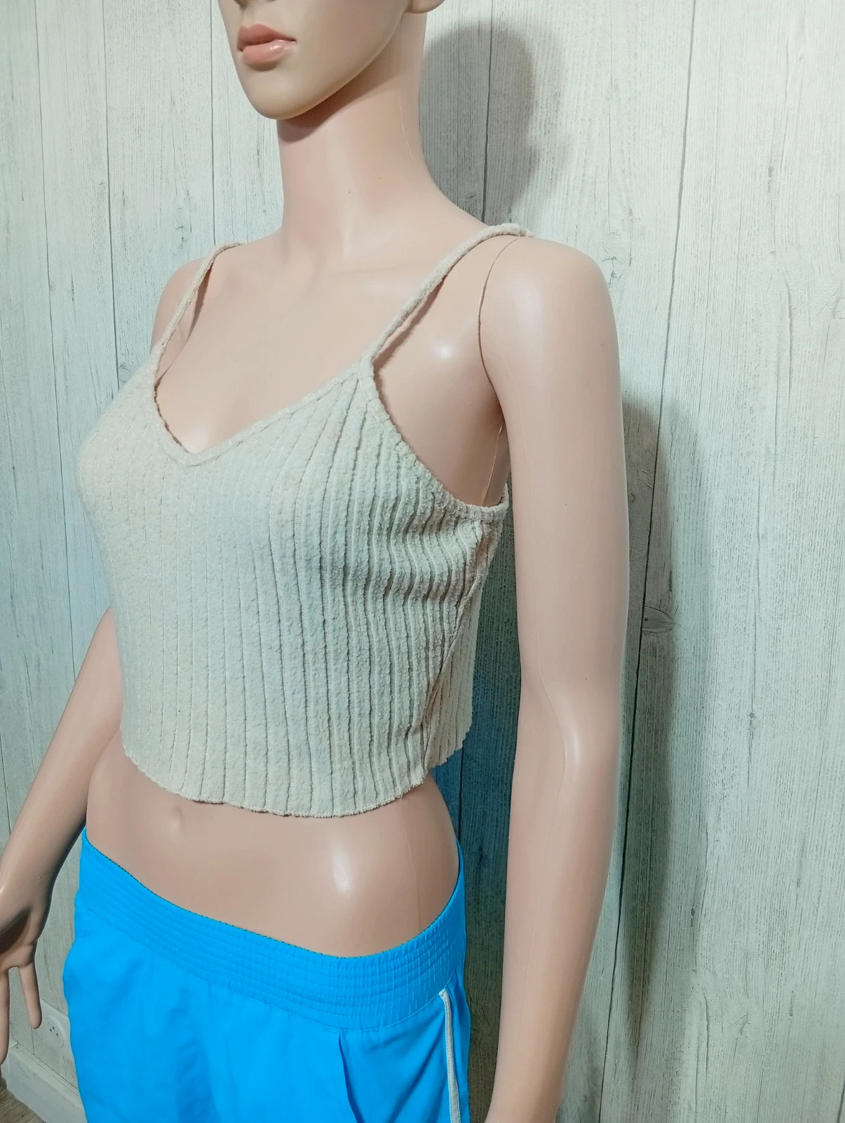 Top court femme - taille XL/42- shein - couleur beige – Shein – taille XL / 42 / 14 4