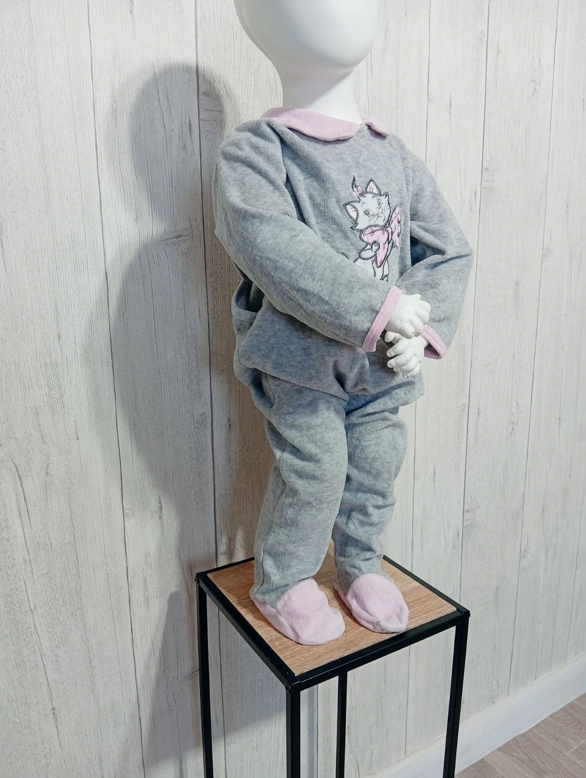 Pyjama fille - taille 2 ans (86 cm) - disney baby - couleur gris et rose – Disney Baby – taille 18-24 mois / 86 cm 4