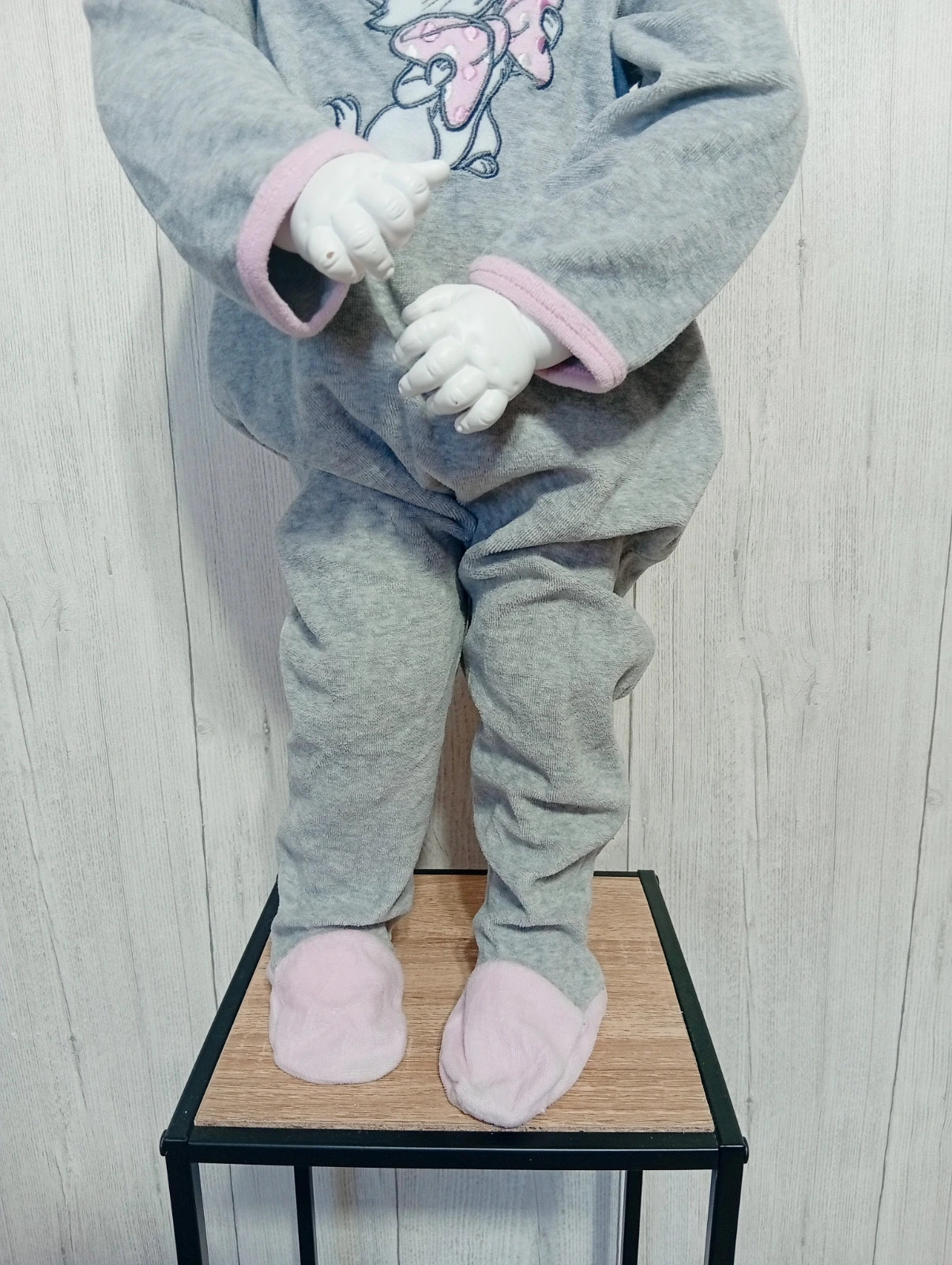 Pyjama fille - taille 2 ans (86 cm) - disney baby - couleur gris et rose – Disney Baby – taille 18-24 mois / 86 cm 3