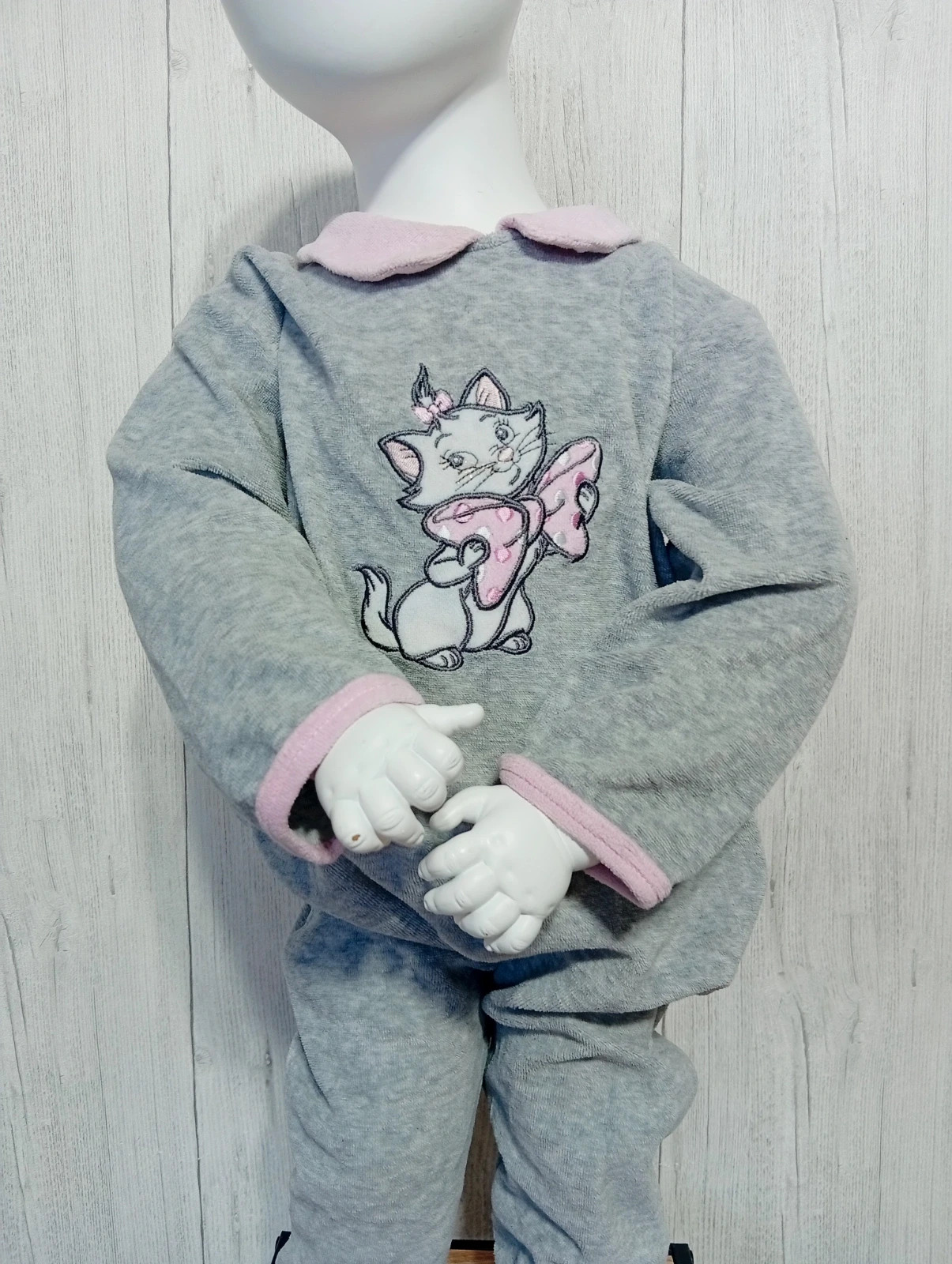 Pyjama fille - taille 2 ans (86 cm) - disney baby - couleur gris et rose – Disney Baby – taille 18-24 mois / 86 cm 2