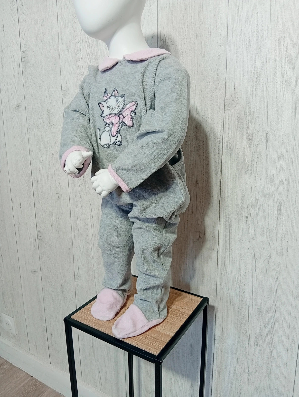 Pyjama fille - taille 2 ans (86 cm) - disney baby - couleur gris et rose – Disney Baby – taille 18-24 mois / 86 cm 5
