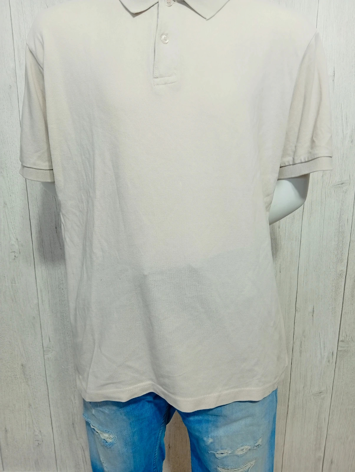 Polo homme - taille L/40- stone park - couleur beige – Stone Park – taille L 3