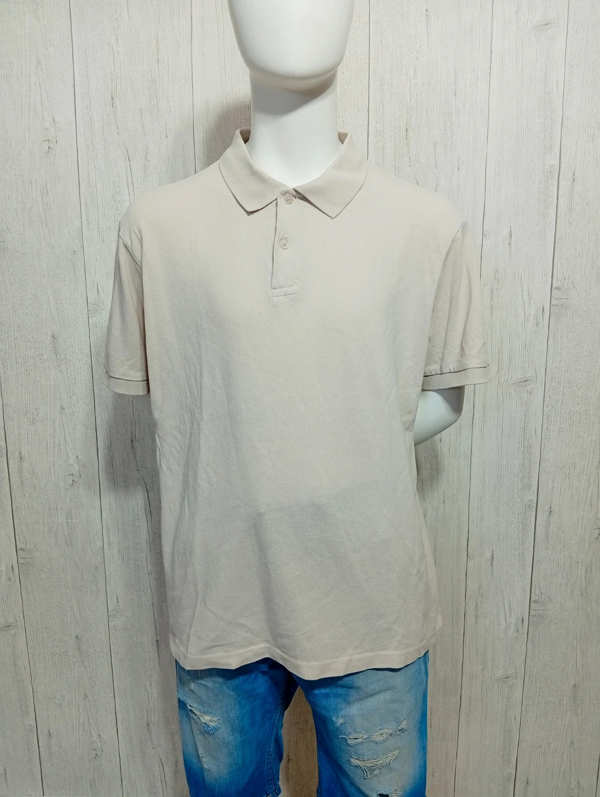 Polo homme - taille L/40- stone park - couleur beige – Stone Park – taille L