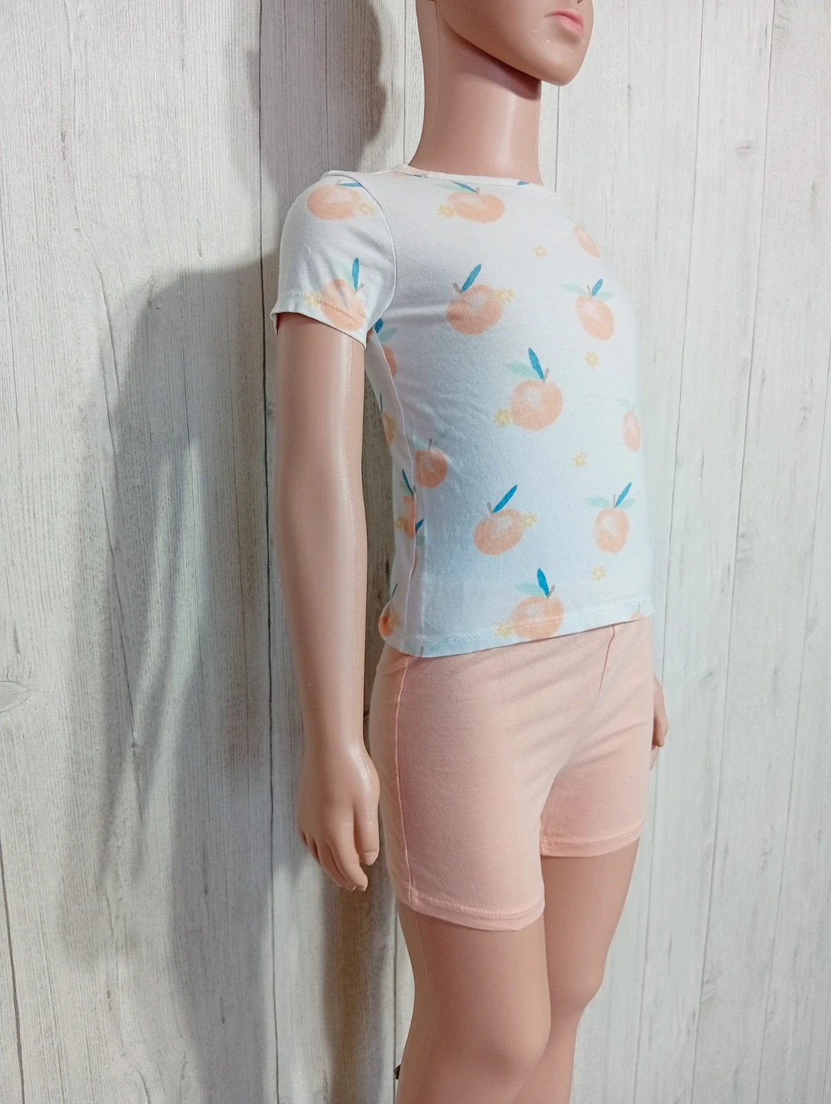 Ensemble 2 pieces fille - taille 2 ans (83/89 cm) - couleur blanc et abricot – Kiabi – taille 18-24 mois / 86 cm 4
