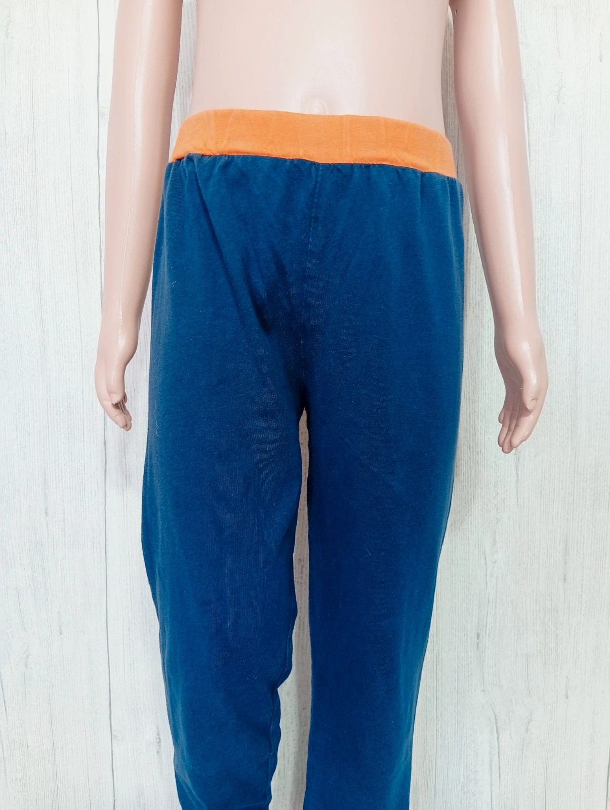 Pantalon de pyjama garçon - taille 4ans (104 cm) - couleur marine et orange – KTM – taille 4 ans / 104 cm 2
