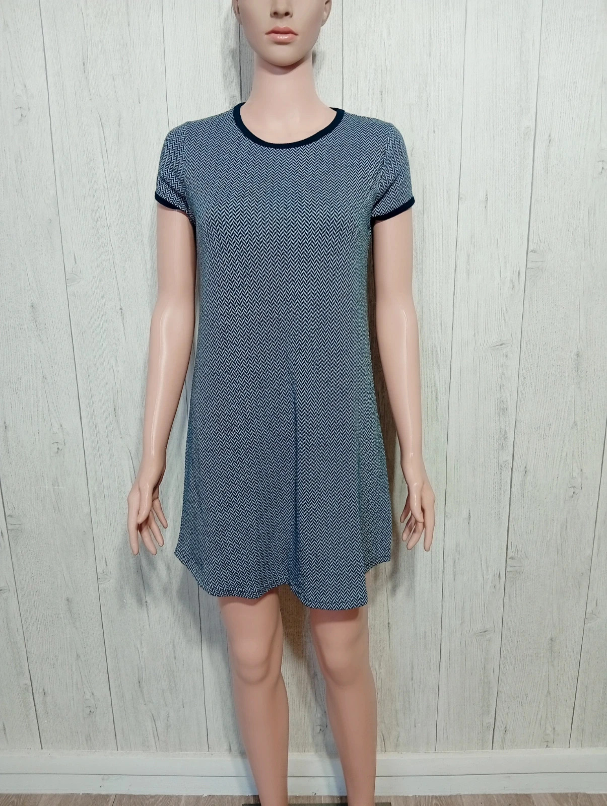 Robe femme - taille S/36 - bizzbee - couleur gris et marine