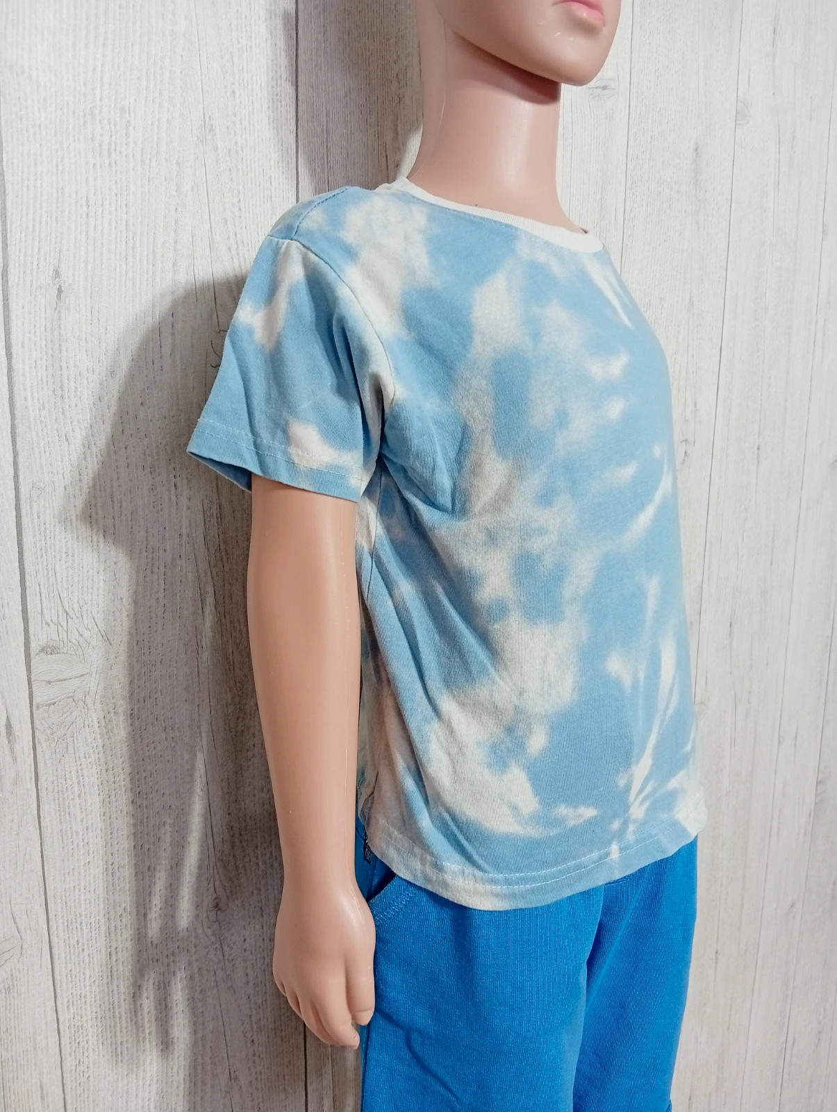 T-shirt manche courte garçon - taille 3/4 ans ( 104 cm) - primark - couleur bleu et blanc – Primark – taille 4 ans / 104 cm 4