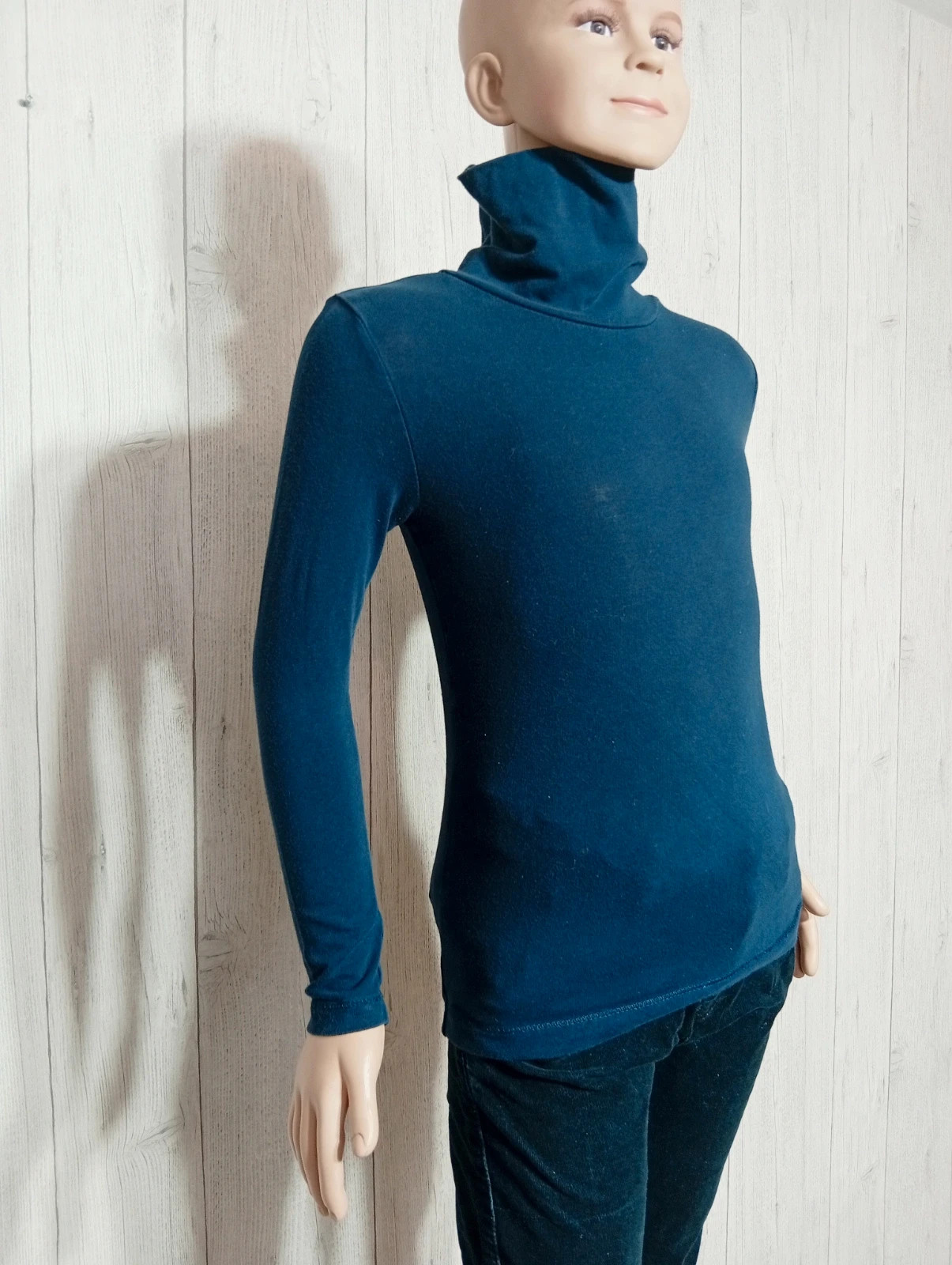 Pull a col roulé fille - taille 8 ans ( 126/131 cm) - Kiabi - couleur marine – Kiabi – taille 8 ans / 128 cm 4
