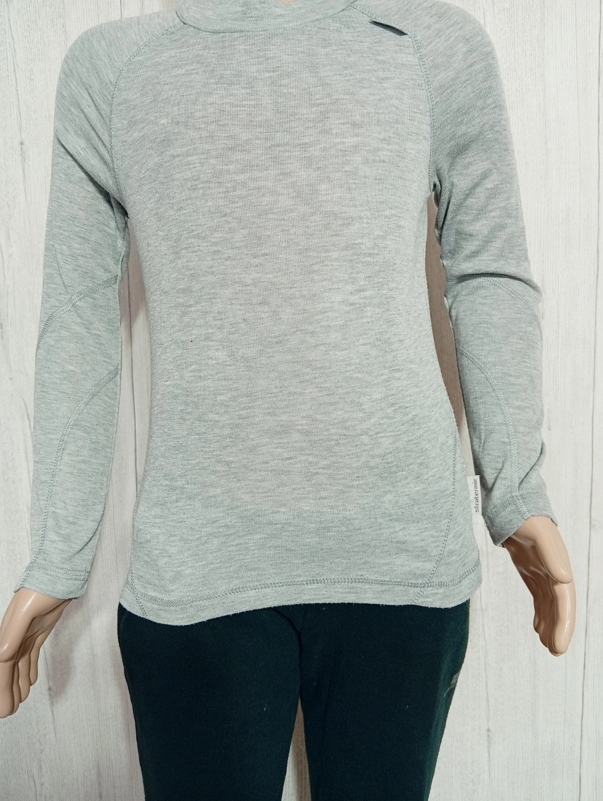 T-shirt manche longue garçon - taille 10ans(133/142 cm) - oxylane- couleur gris – Oxylane – taille 10 ans / 140 cm 3