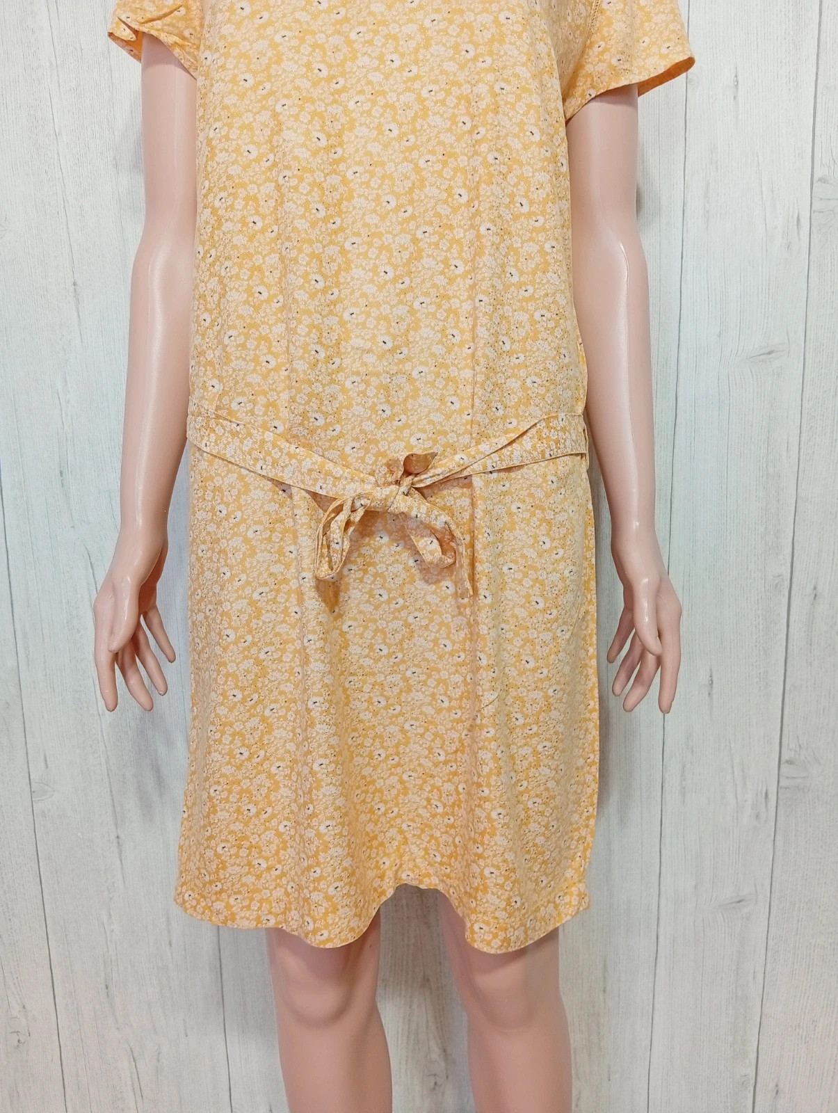 Robe femme - taille S/36 - bonobo - couleur jaune et blanc – Bonobo – taille S / 36 / 8 3
