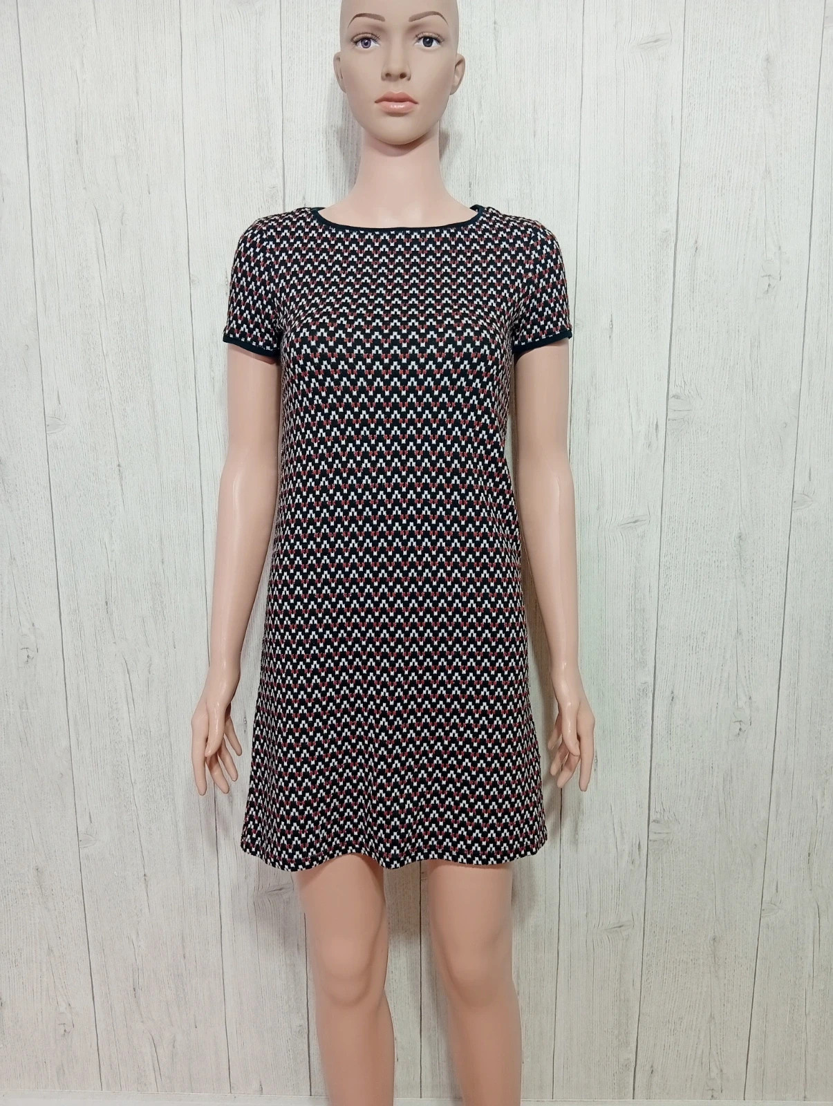Robe femme - taille S/36 - promod - couleur noir et rouge