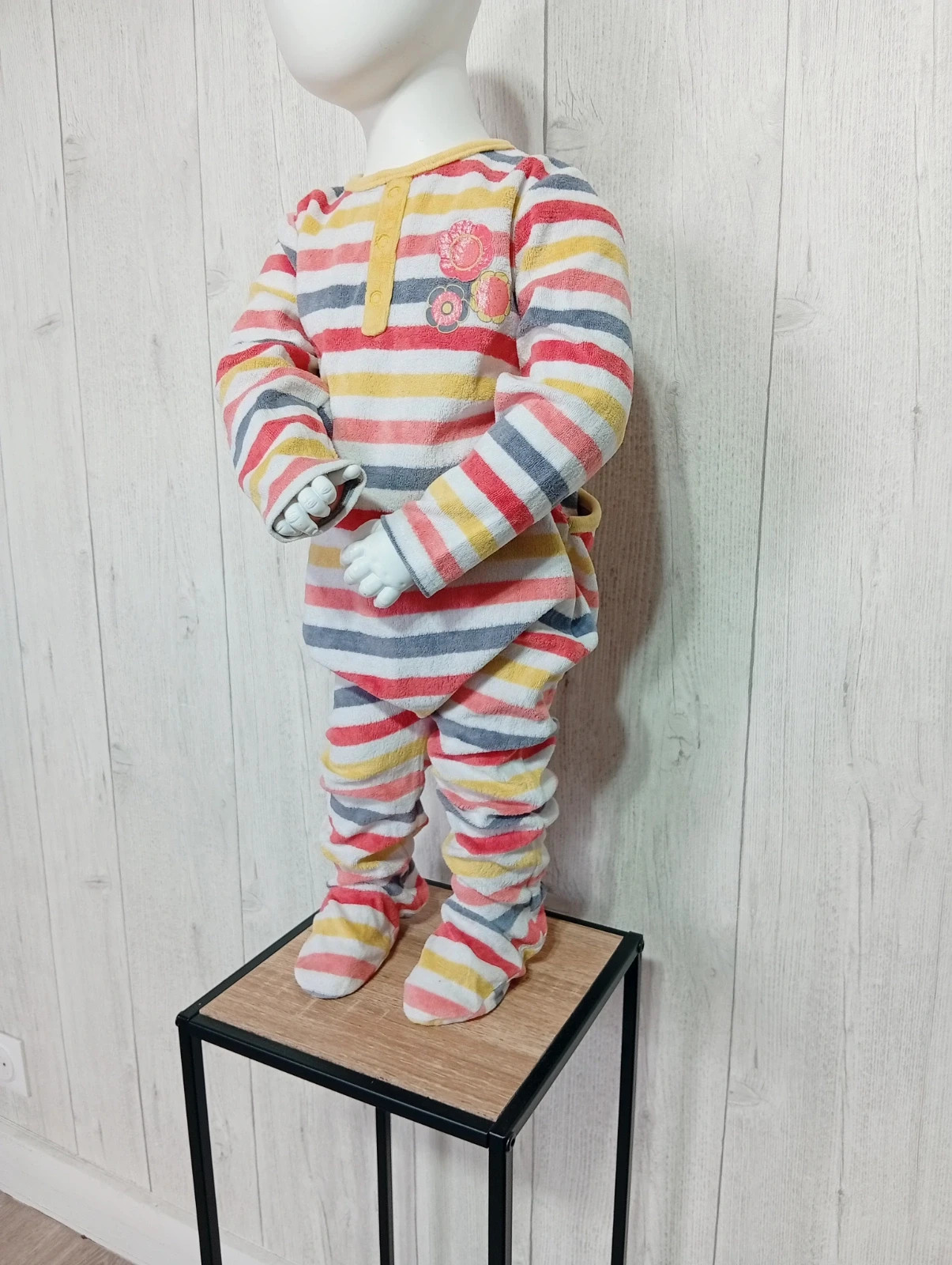 Pyjama 1 piece fille - taille 2 ans (86 cm) - orchestra - couleur multicolore – Orchestra – taille 18-24 mois / 86 cm 5