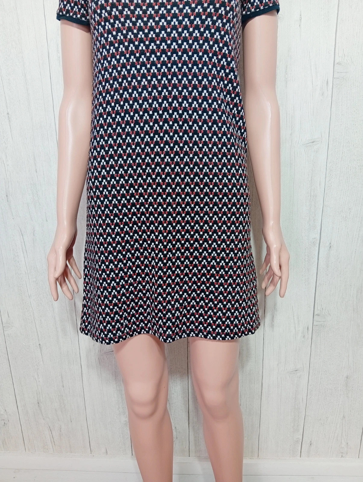 Robe femme - taille S/36 - promod - couleur noir et rouge – Promod – taille S / 36 / 8 3