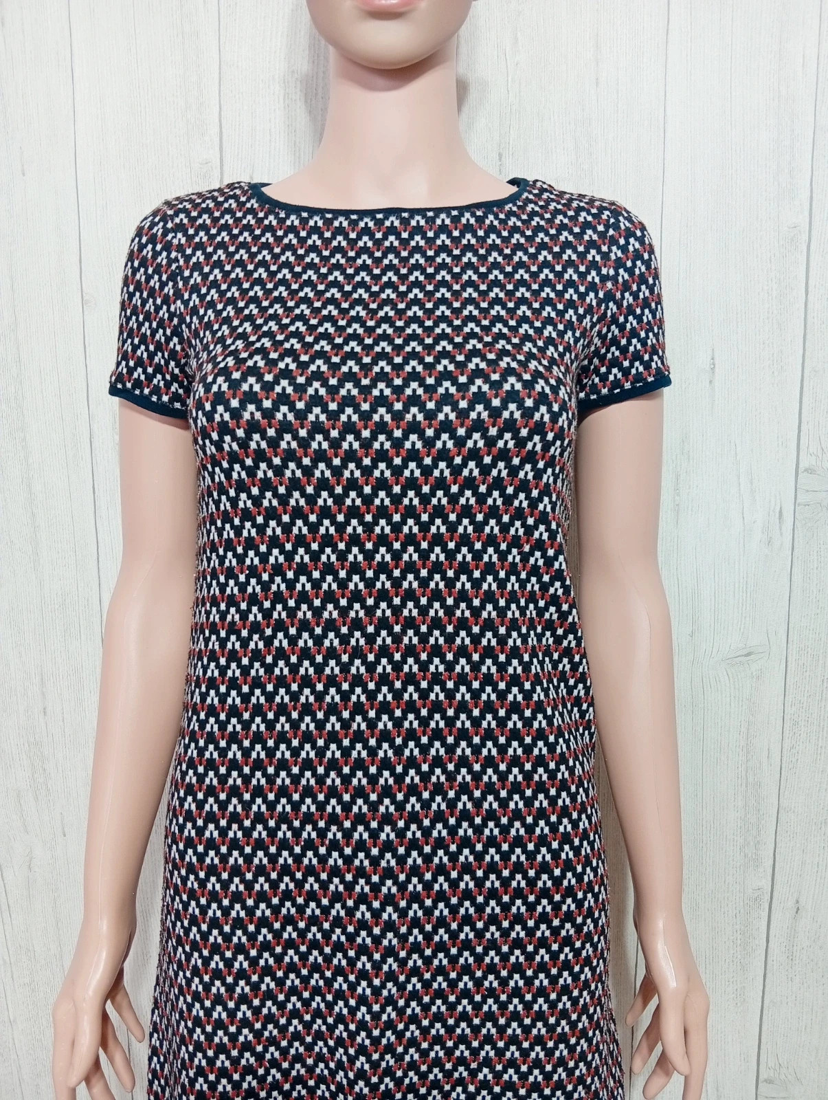 Robe femme - taille S/36 - promod - couleur noir et rouge – Promod – taille S / 36 / 8 2
