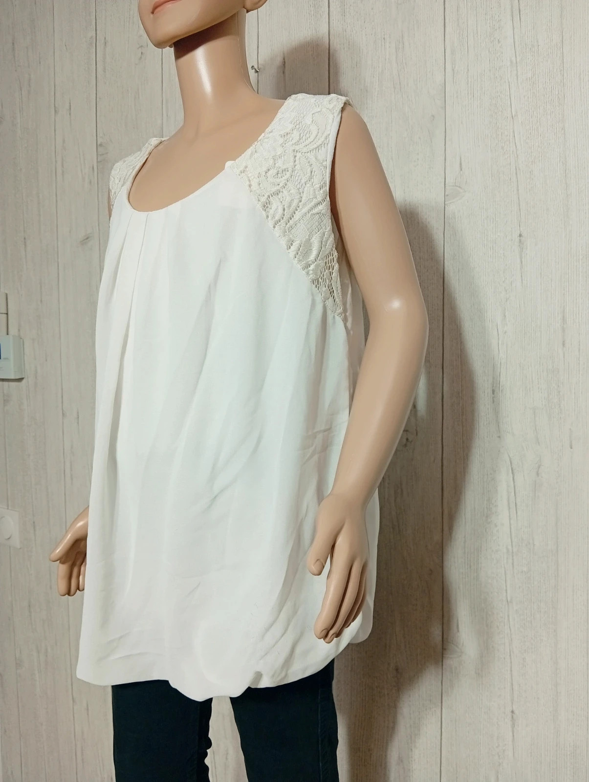 Débardeur fille - taille 8 ans - couleur blanc – taille 8 ans / 128 cm 5
