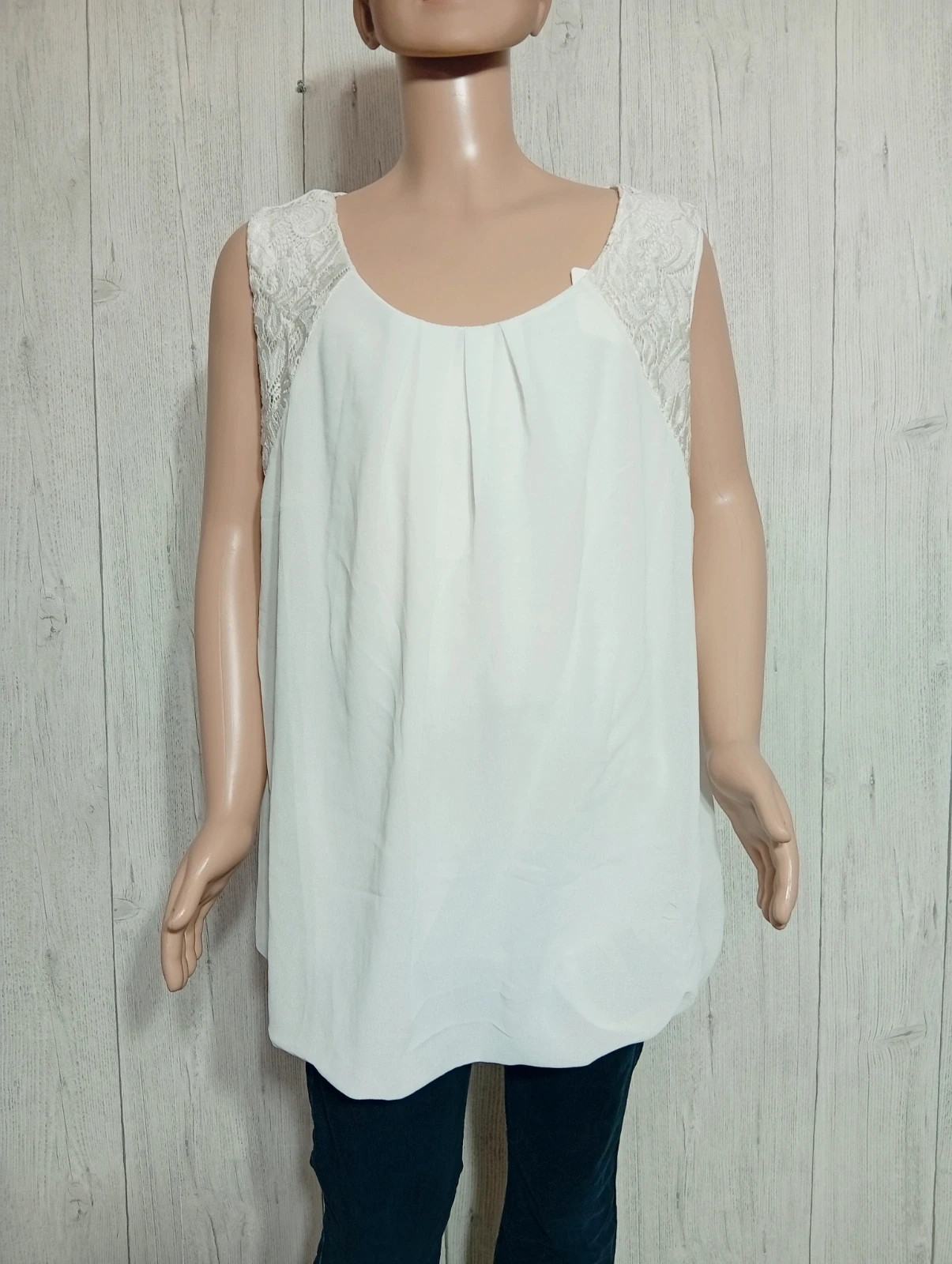 Débardeur fille - taille 8 ans - couleur blanc – taille 8 ans / 128 cm