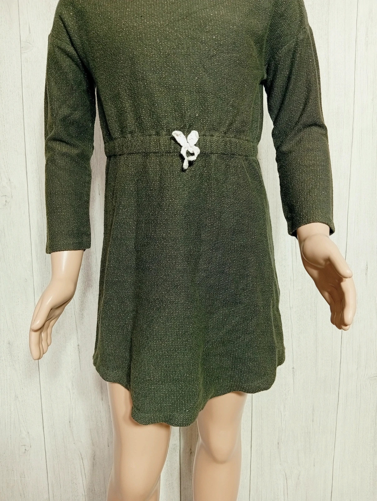 Robe fille - taille 8 ans - RR - couleur vert foncé – RR – taille 8 ans / 128 cm 3