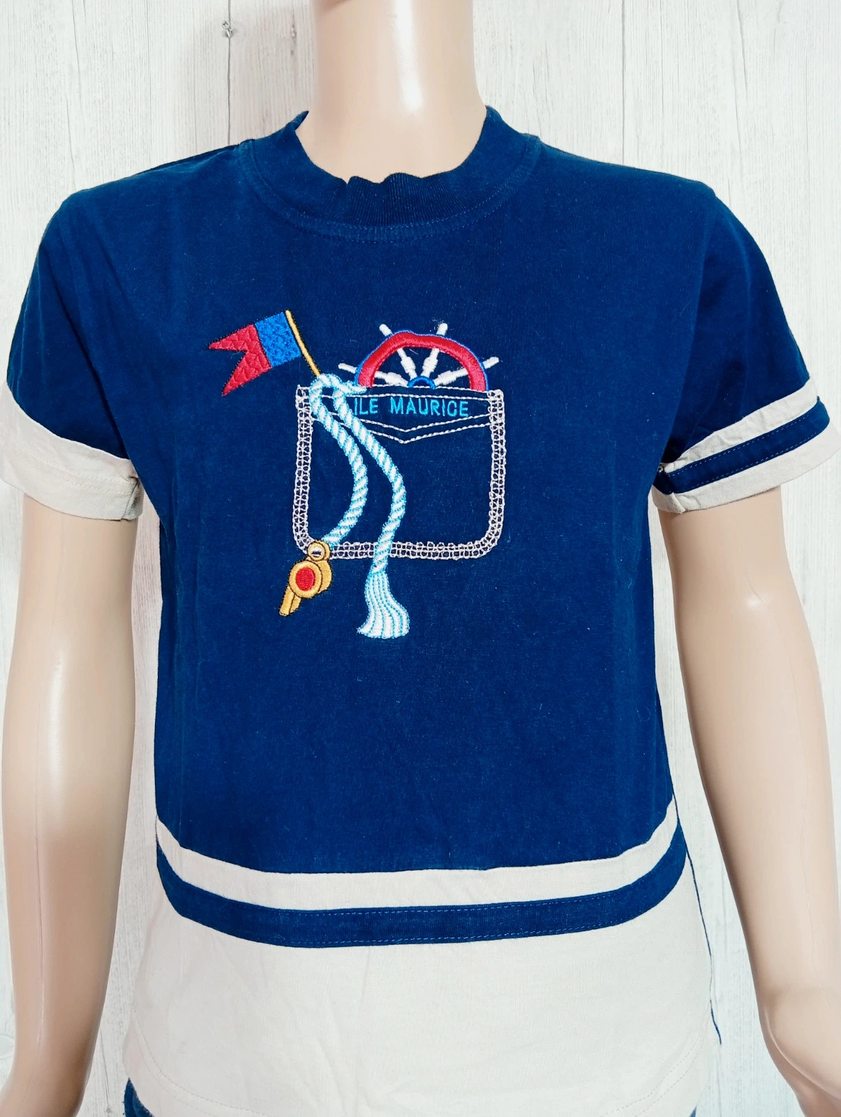 T-shirt manche courte garçon - taille 7/8 ans - citadel- couleur marine – Citadel – taille 7 ans / 122 cm 2