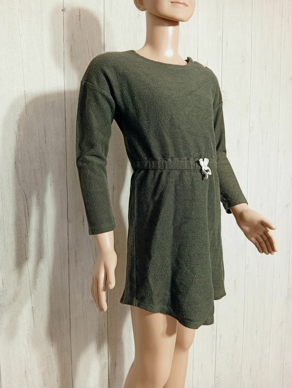 Robe fille - taille 8 ans - RR - couleur vert foncé – RR – taille 8 ans / 128 cm 4