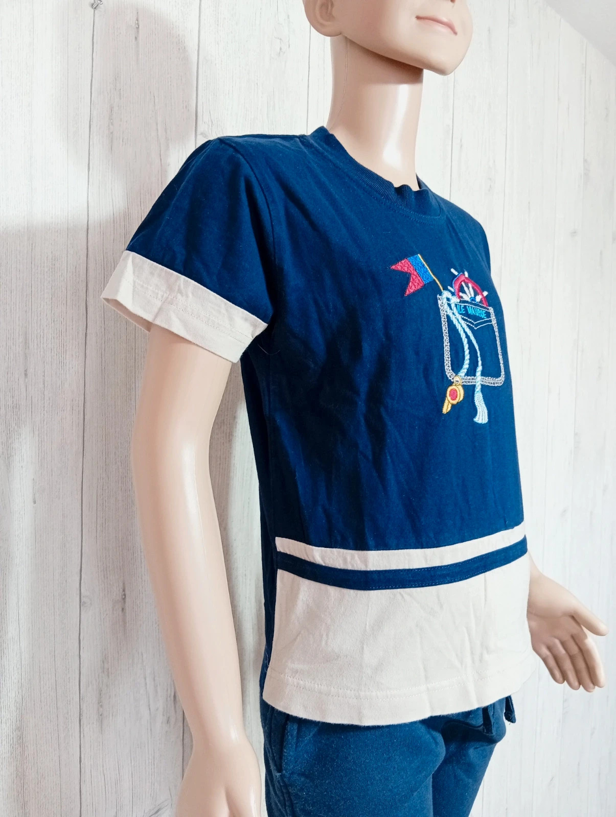 T-shirt manche courte garçon - taille 7/8 ans - citadel- couleur marine – Citadel – taille 7 ans / 122 cm 4