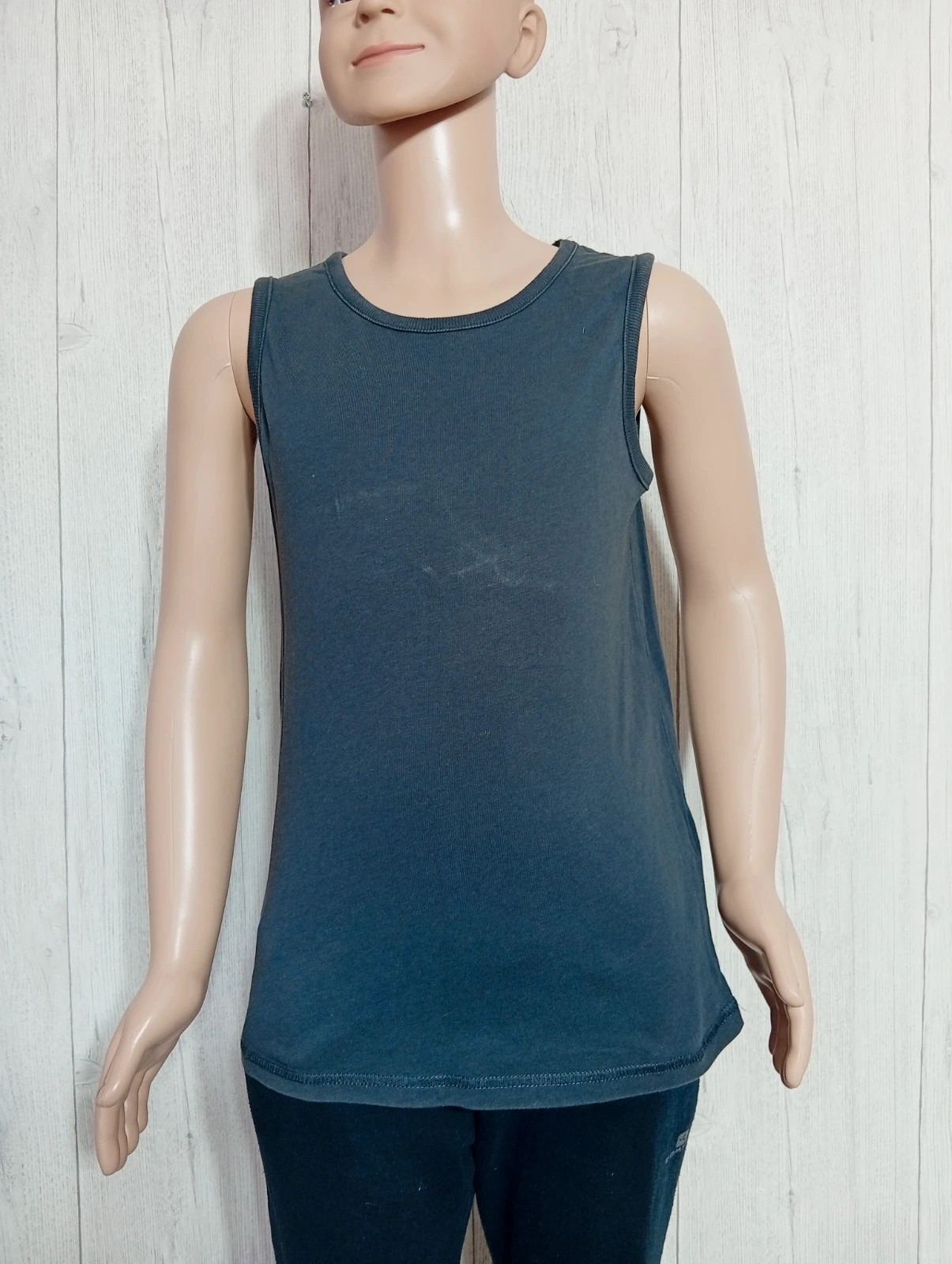 Débardeur garcon - taille 10 ans (138/143 cm) - kiabi-couleur noir – Kiabi – taille 10 ans / 140 cm