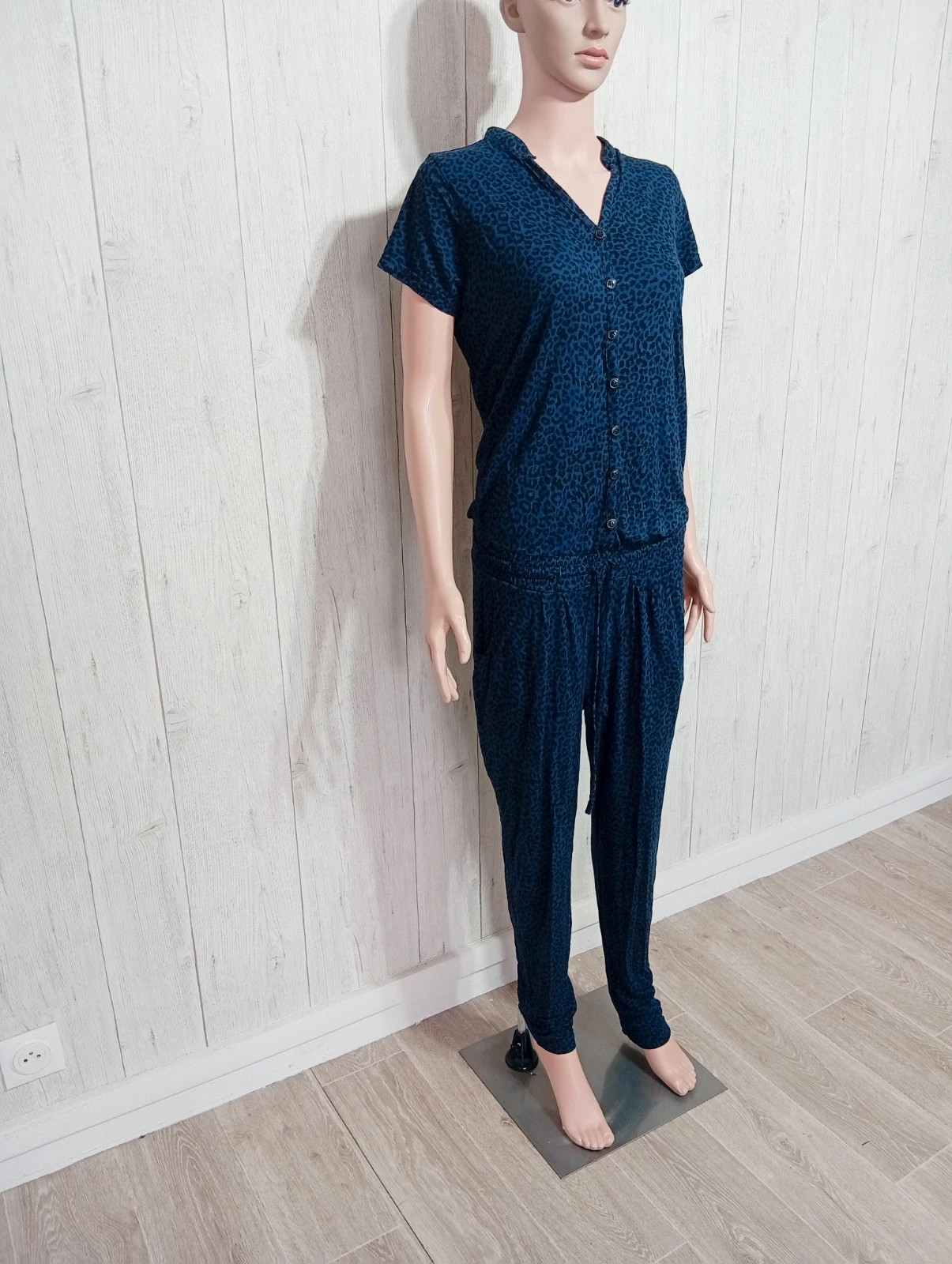 Combinaison femme - taille M/38 - M&S Mode - couleur marine et noir – M&S Mode – taille M / 38 / 10 4