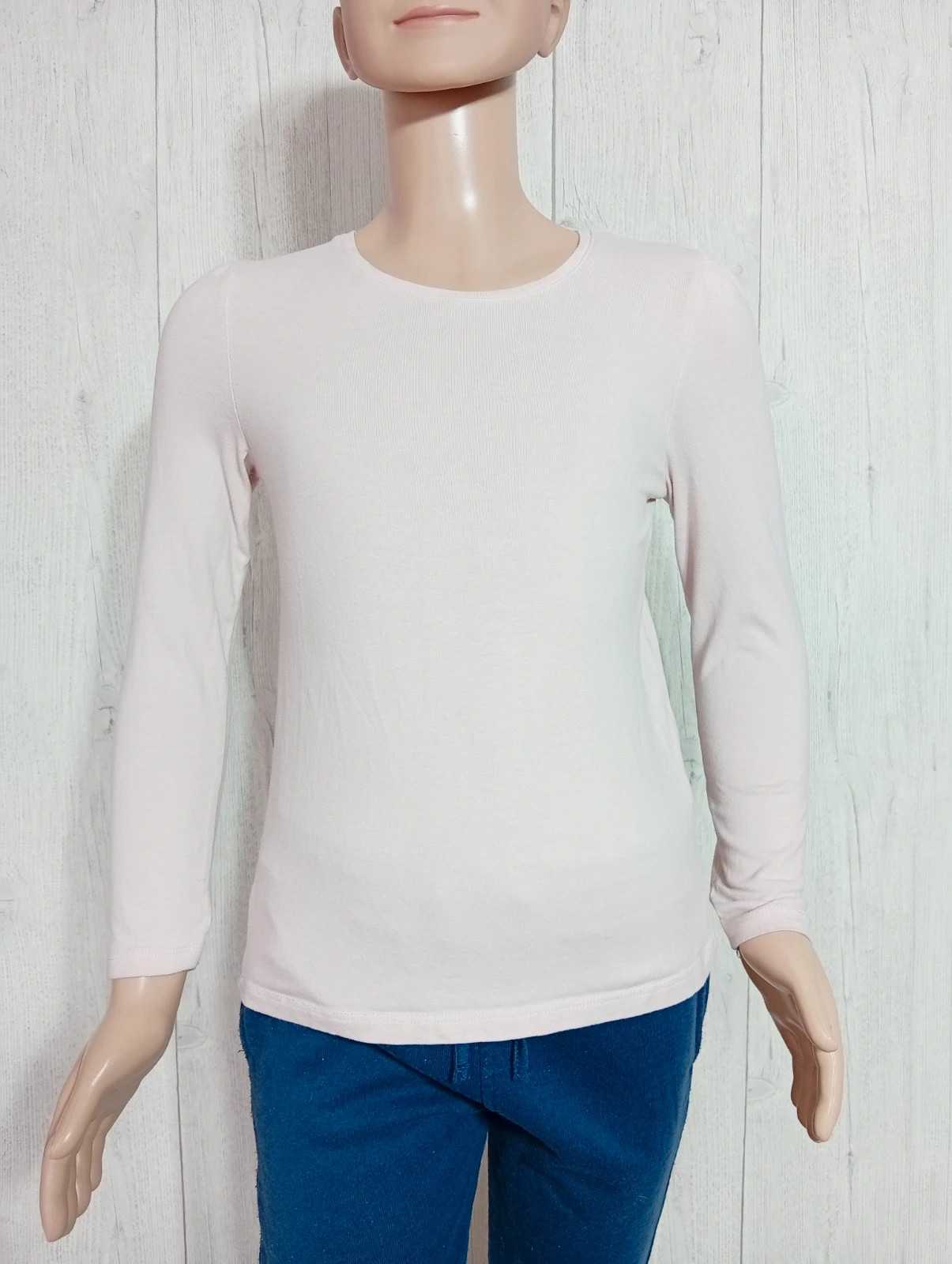 T-shirt manche longue fille - taille 8 ans - la halle - couleur rose