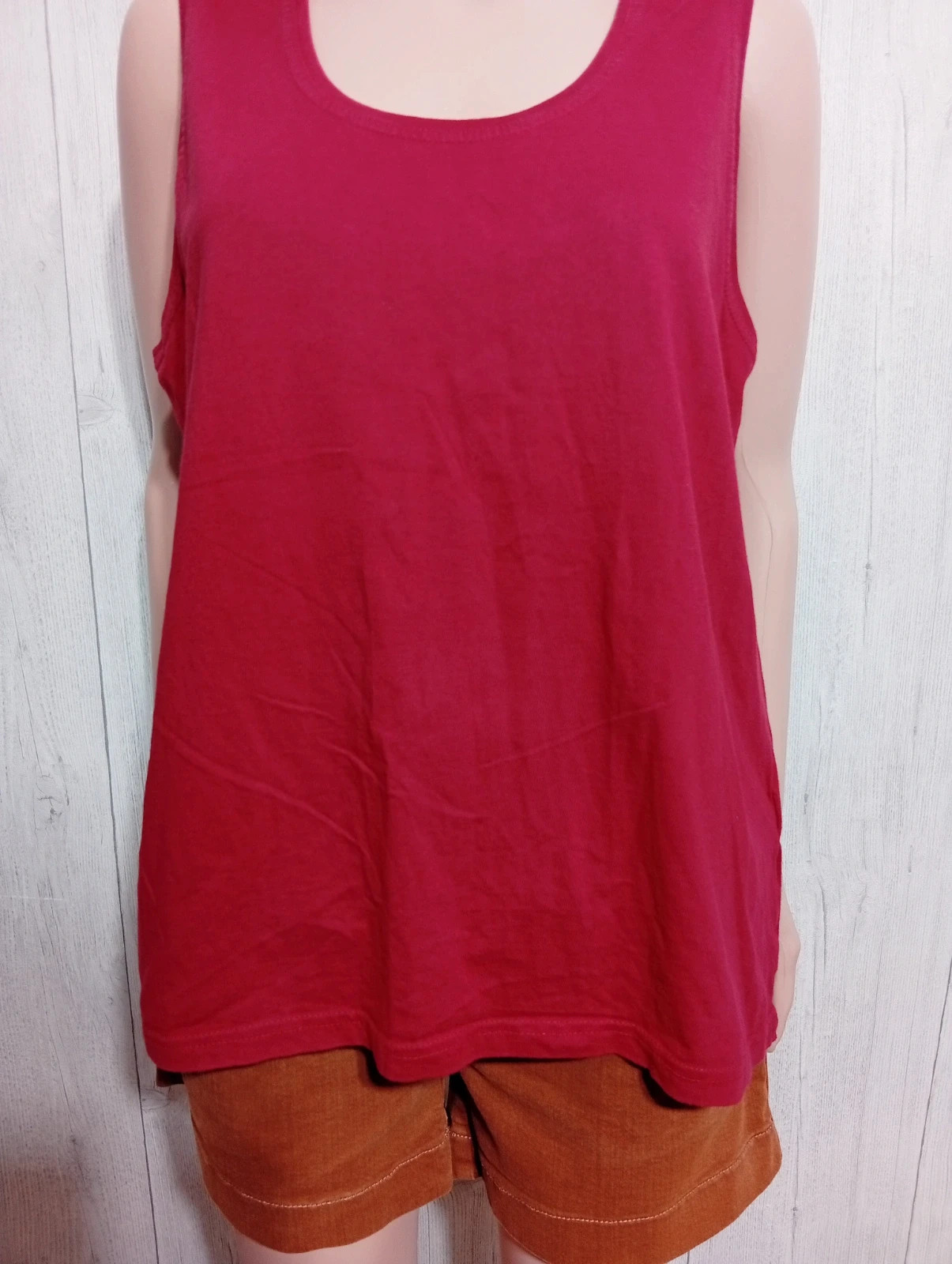 Débardeur femme - taille XL/42 - M&Smode- couleur rouge – M&S Mode – taille XL / 42 / 14 3