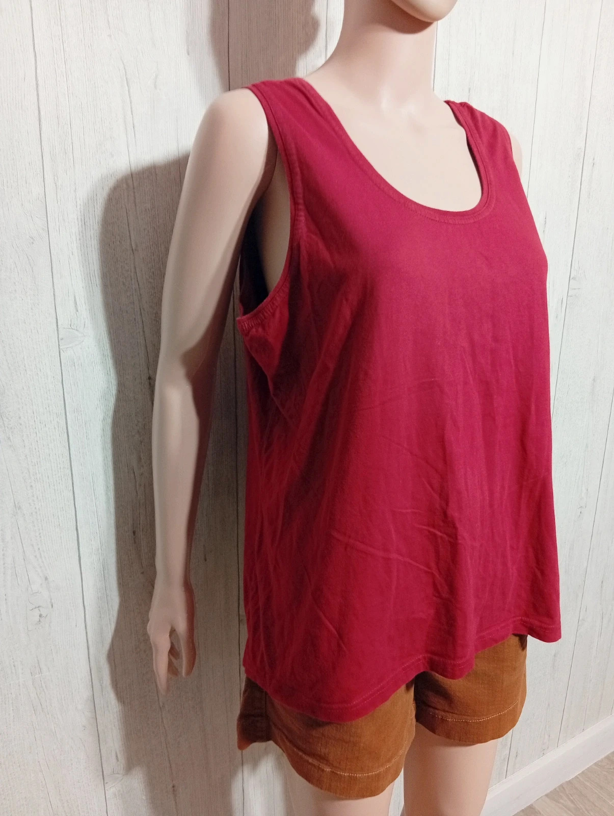 Débardeur femme - taille XL/42 - M&Smode- couleur rouge – M&S Mode – taille XL / 42 / 14 4
