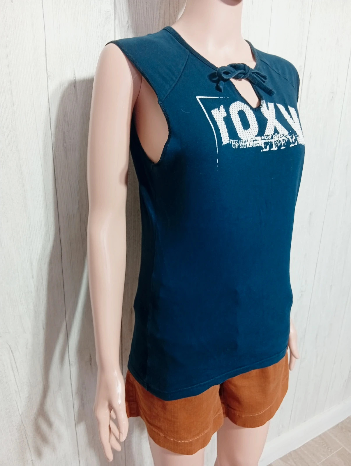 Débardeur femme - taille XL/42 ( taille 4) - quiksilver- couleur noir et blanc de – Quiksilver – taille XL / 42 / 14 4