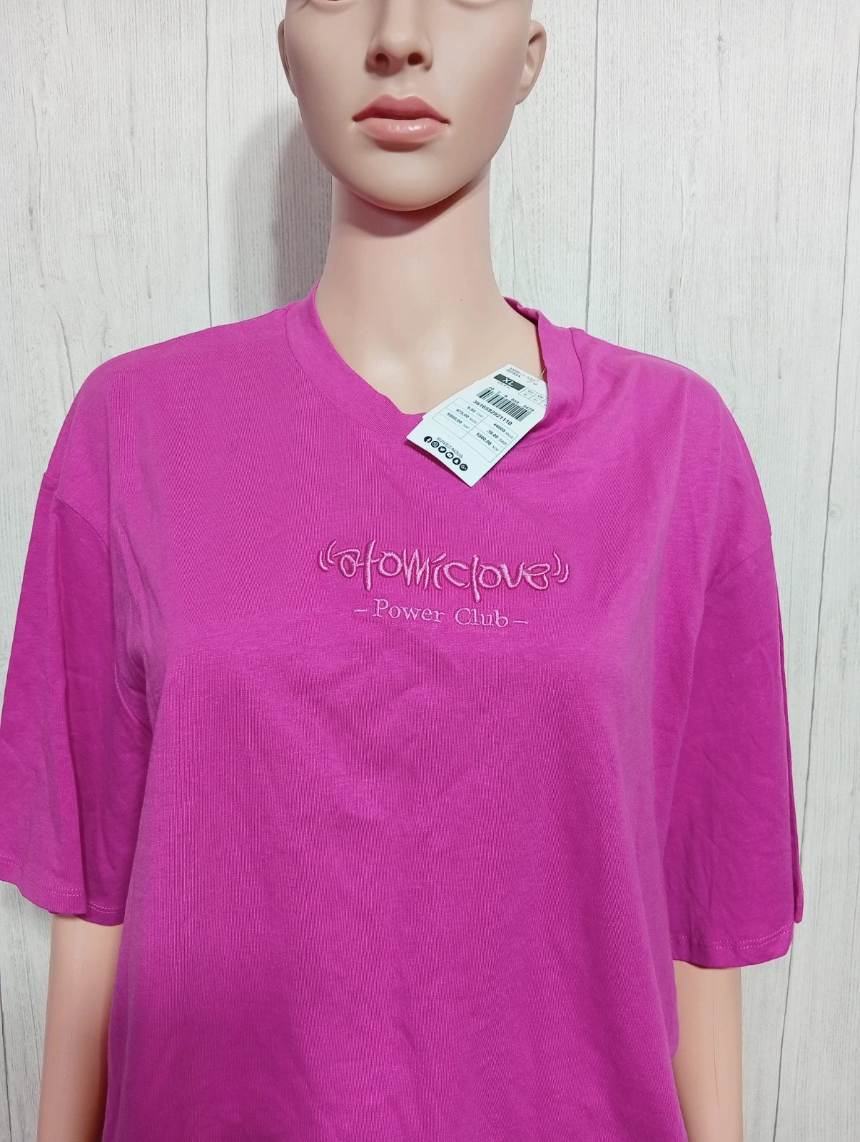 T-shirt manche courte femme - taille XL/42 - gemo - couleur fushia – Gémo – taille XL / 42 / 14 2
