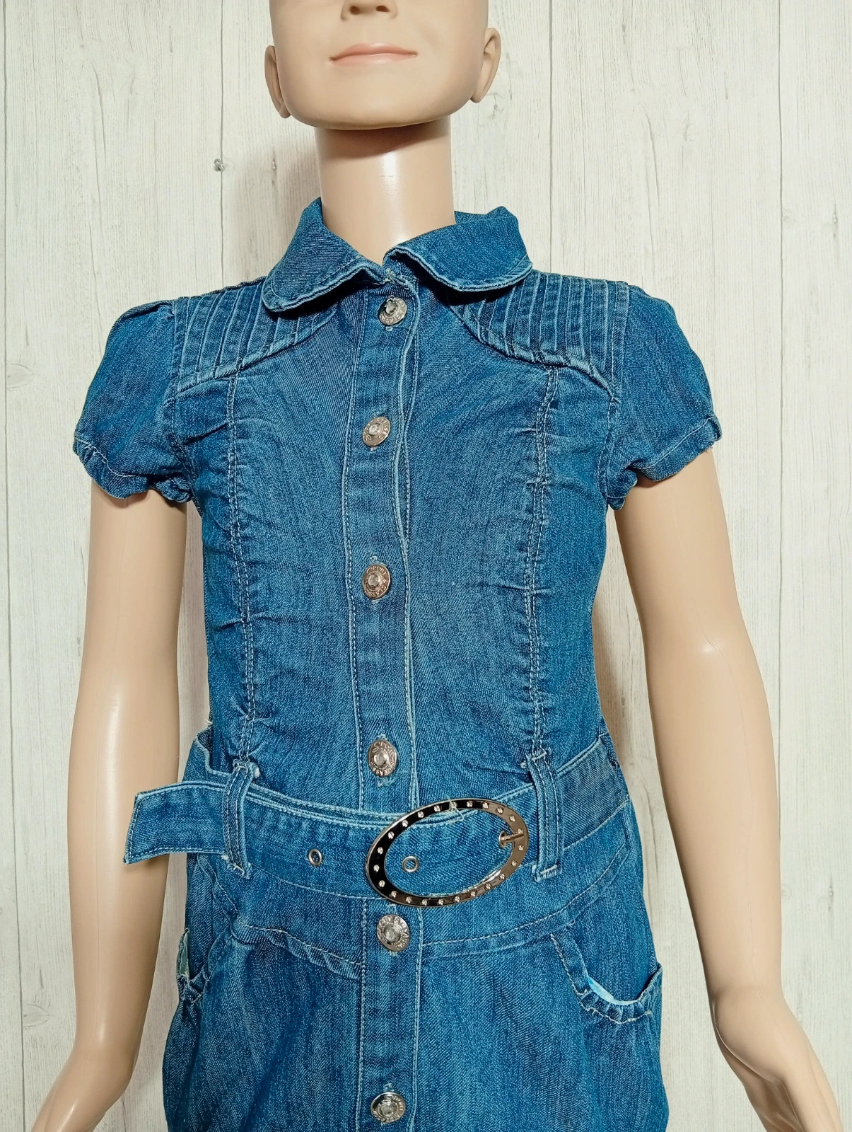 Robe en jeans - taille 8 ans - magic girl - couleur bleu marine – Magic Girl – taille 8 ans / 128 cm 2