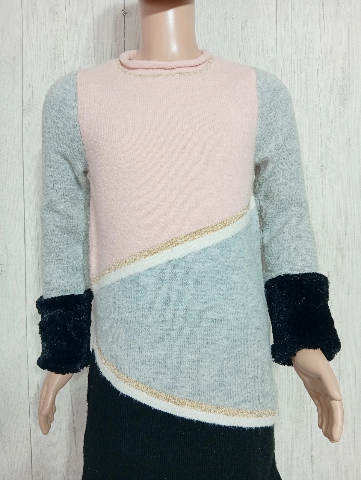 Robe fille - taille 8 ans (128cm) -orchestra - couleur gris rose blanc – Orchestra – taille 8 ans / 128 cm 2
