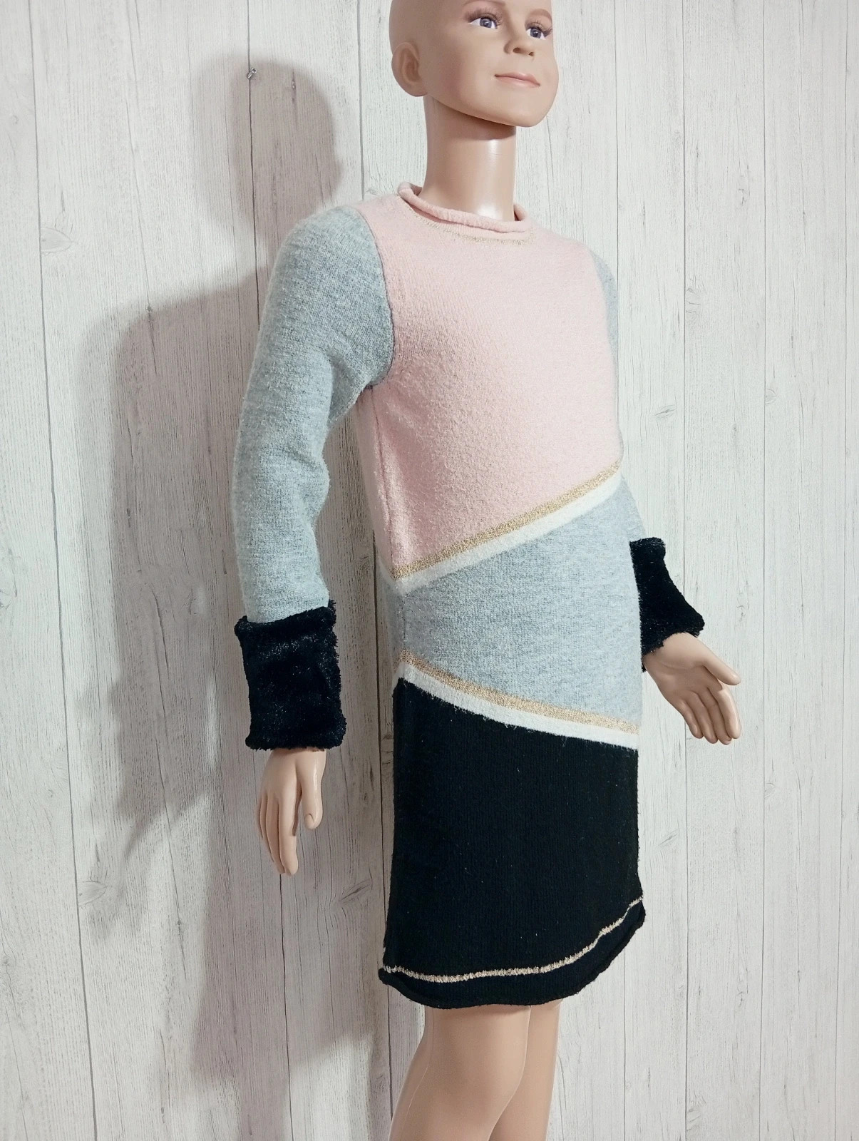 Robe fille - taille 8 ans (128cm) -orchestra - couleur gris rose blanc – Orchestra – taille 8 ans / 128 cm 4