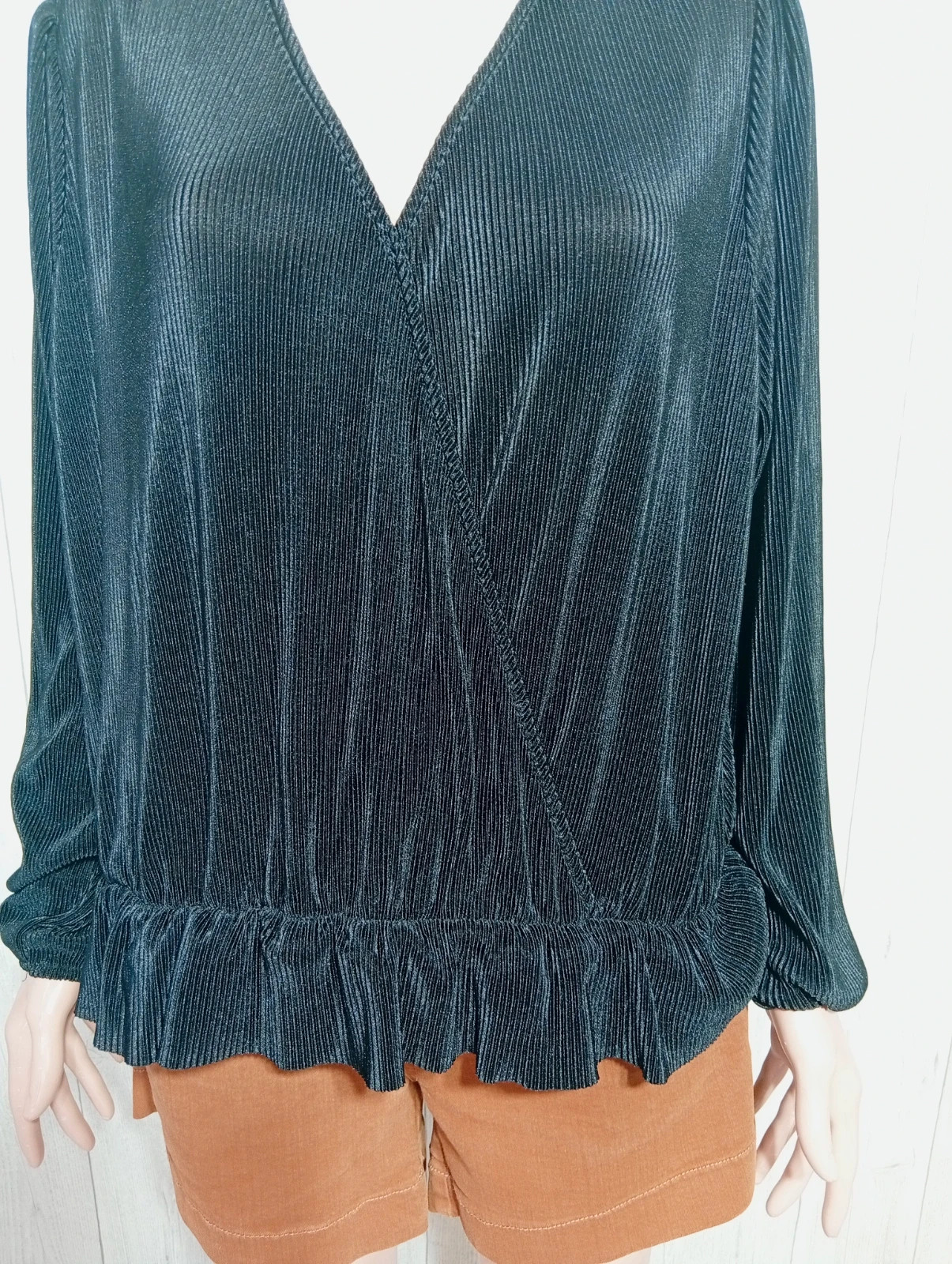 Blouse femme- taille XL/42 - Kiabi - couleur noir – Kiabi – taille XL / 42 / 14 3